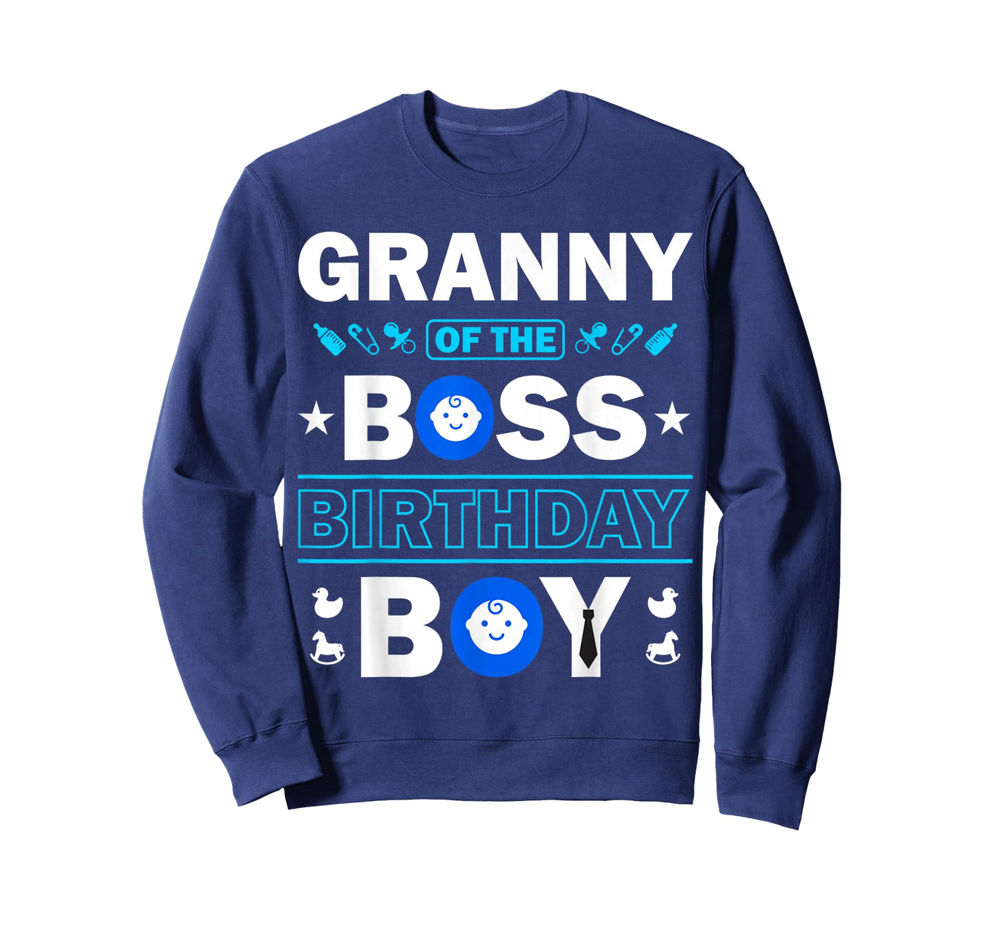 Granny of The Birthday Boy Baby Boss Family Love T-Shirt