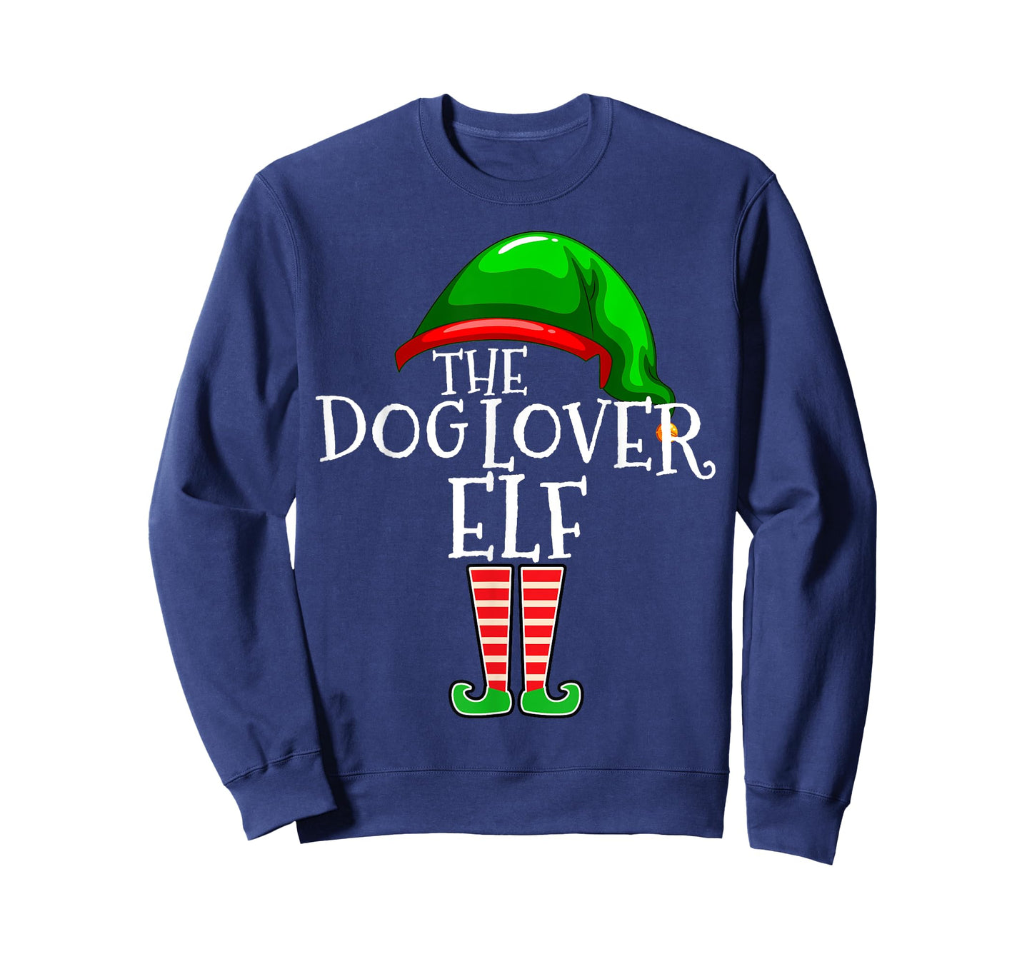 Dog Lover Elf Group Matching Family Christmas Mom Dad T-Shirt