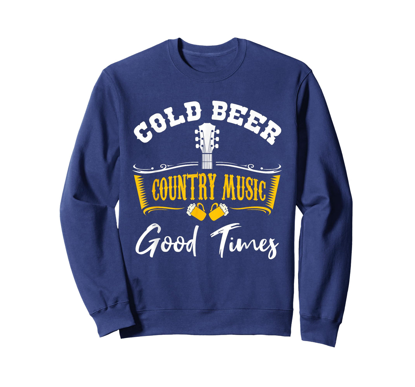 Vintage Cold Beer Country Music Good Times Musician Gift T-Shirt