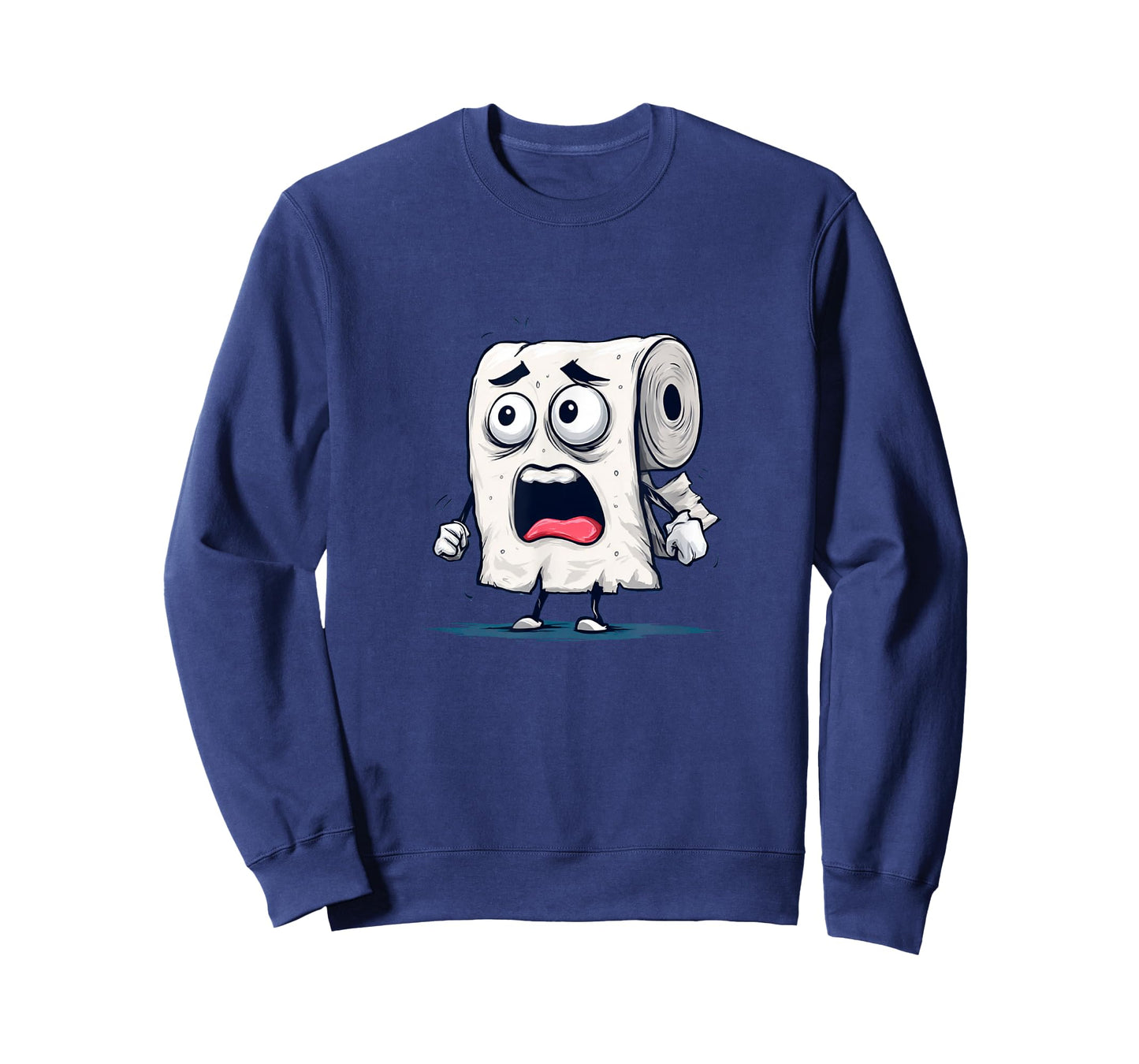 Funny Fearful Toilet Paper for Bathroom Tissue T-Shirt