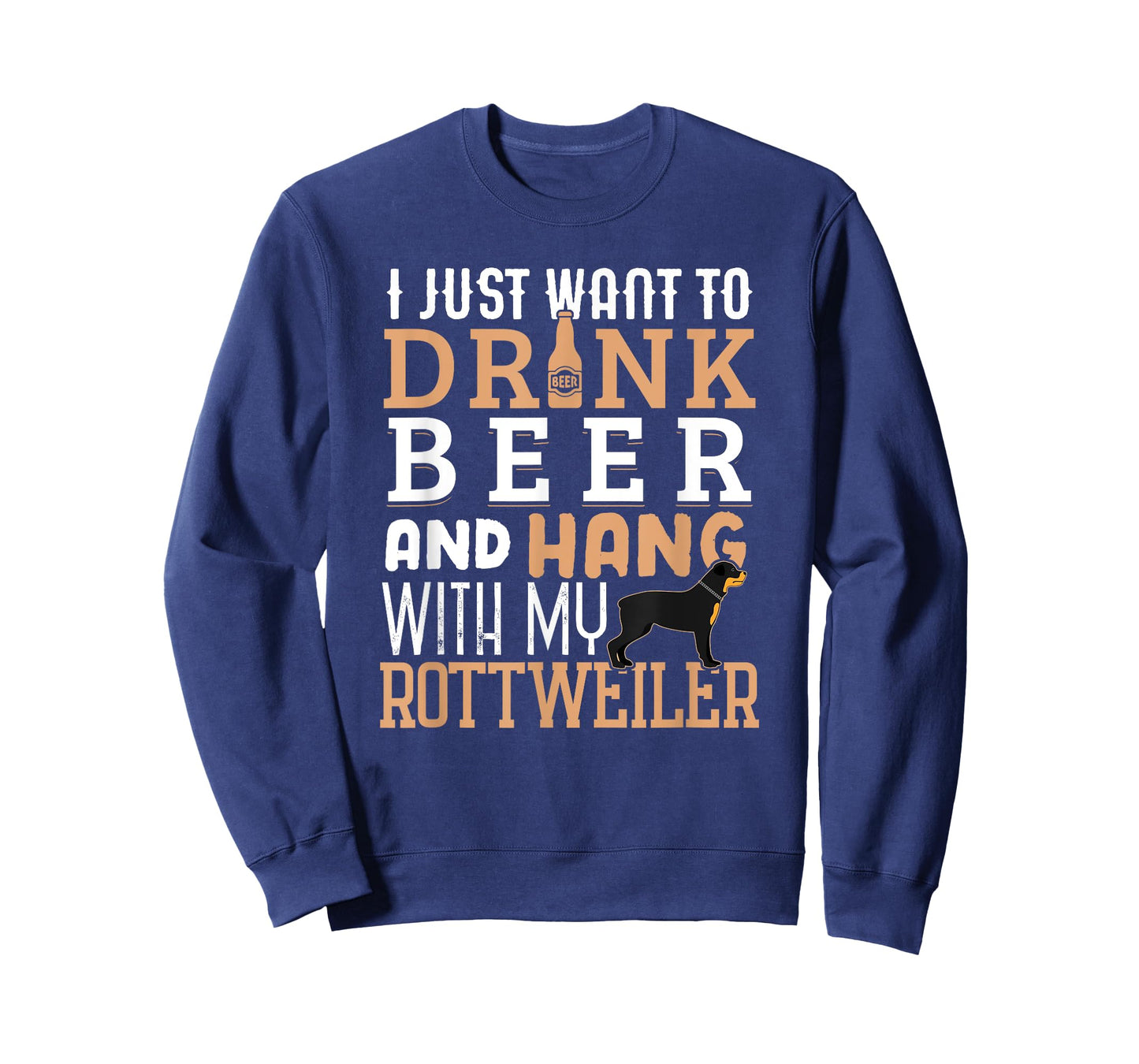 Rottweiler Dad Shirt Funny Father's Day Rottie Dog Beer T-Shirt
