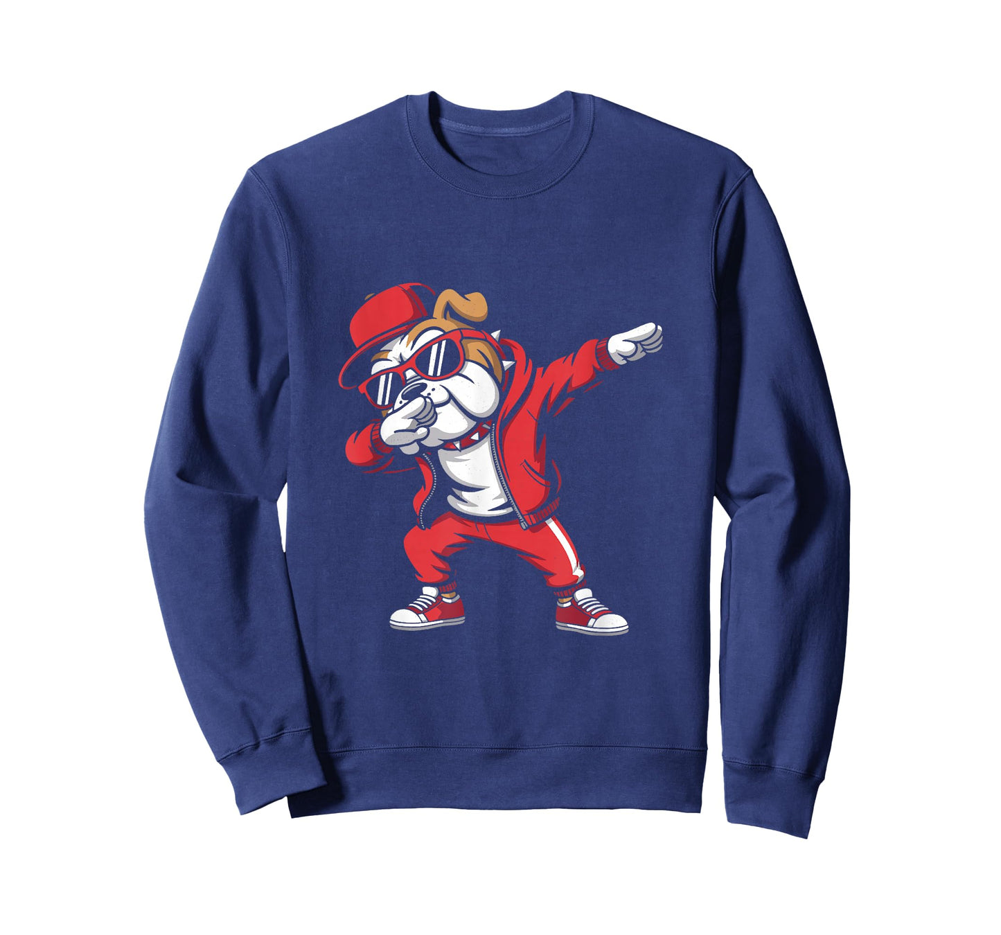 Cool Bulldog Dabbing Gift for Men Women Boys Girls Kids T-Shirt