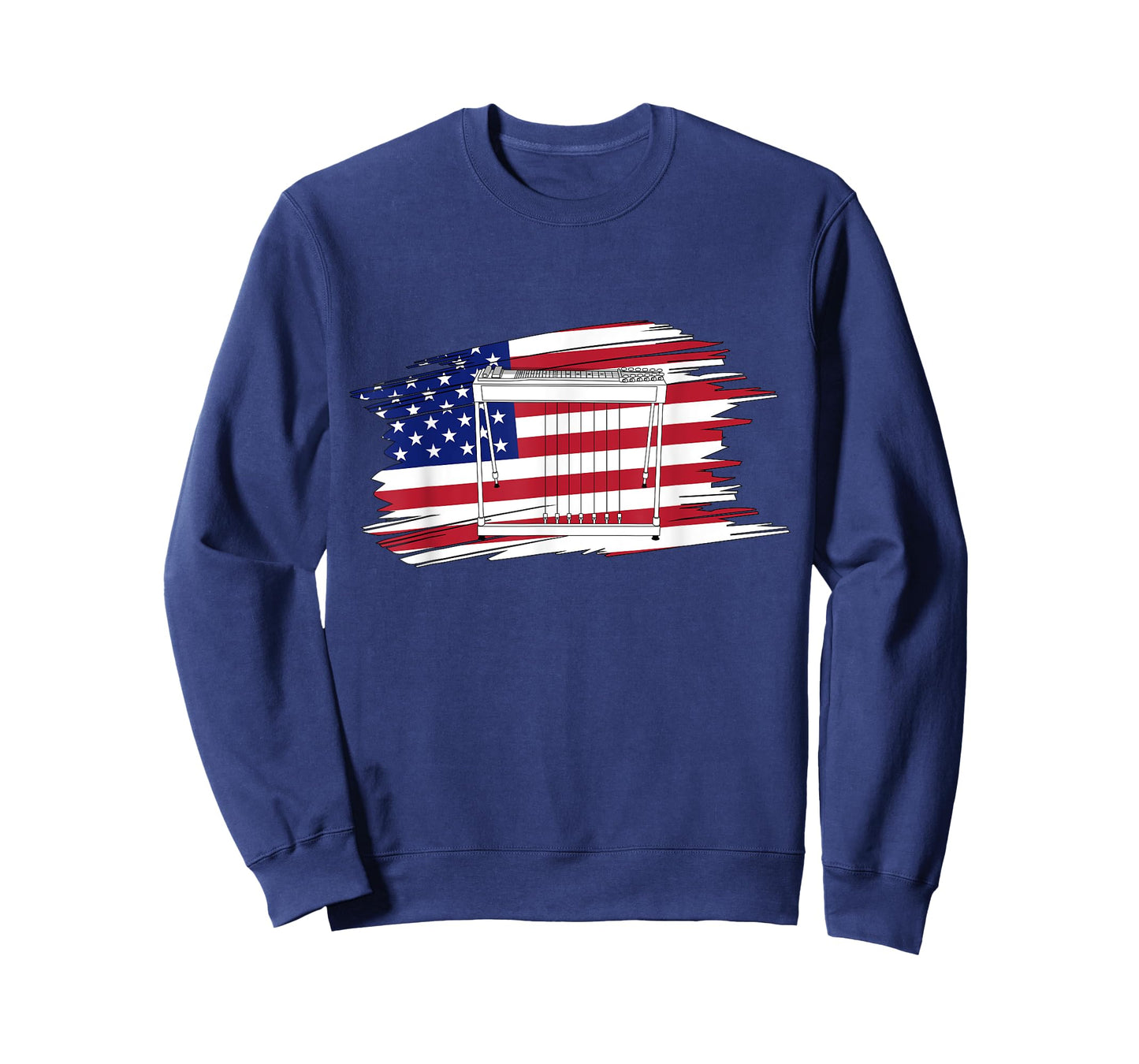 Pedal Steel Guitarist American Flag Pedal Steel Guitar T-Shirt