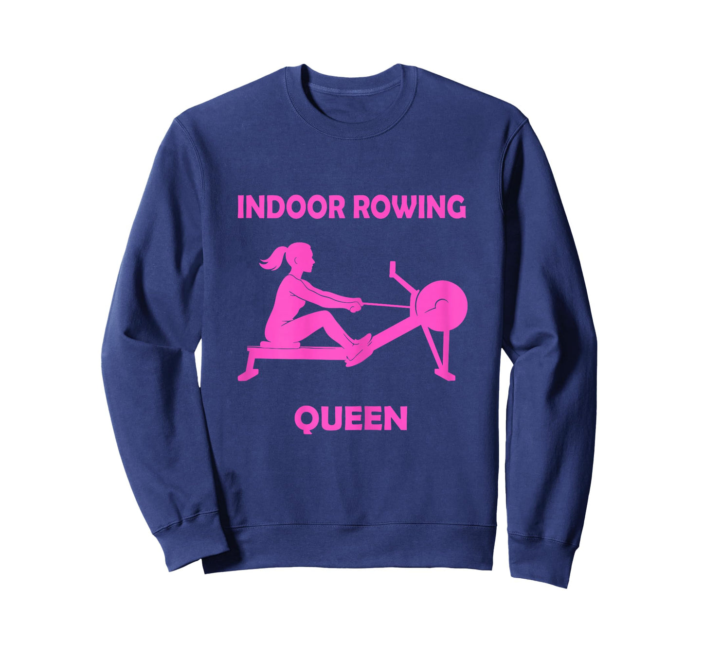 Indoor Rowing Queen Women Ergometer Fitness T-Shirt