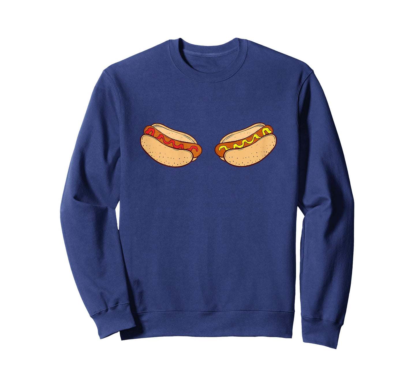Funny Hot Dog Boobs Sexy Fast Food Fun Design for cool Women T-Shirt