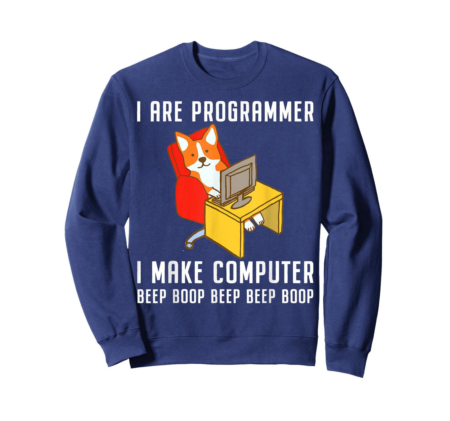 Funny I Are Programmer Programming Coding Nerd Corgi Dog T-Shirt