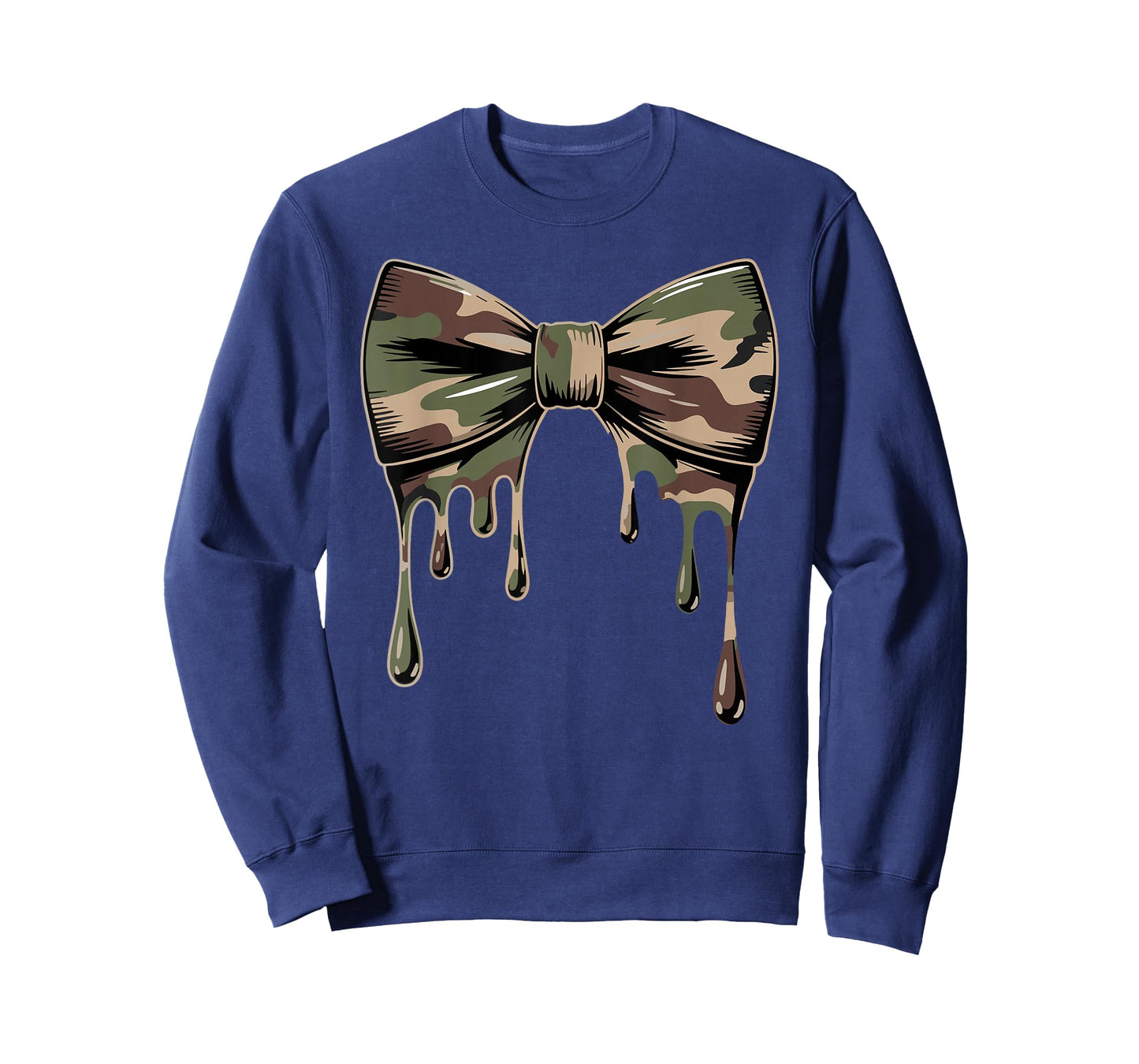 Camouflage Old Camo Bow Cute Country Hunting Women Girl T-Shirt