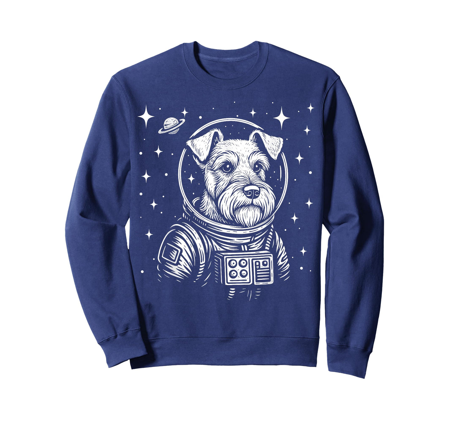 Astronaut Schnauzer Space Galaxy Dog Lovers T-Shirt