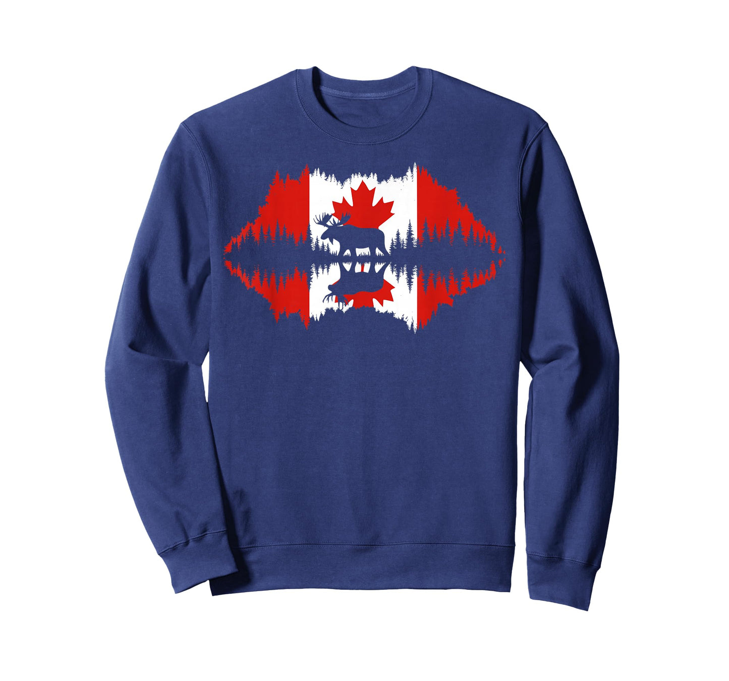 Canada Maple Leaf Moose Vintage Canadian Flag Souvenir T-Shirt