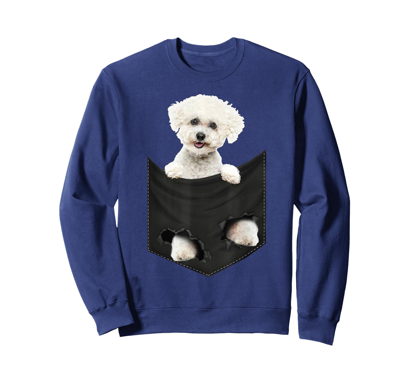 Funny Bichon Frisé in Your Pocket for Bichon Frise dog Lover Men Women Girls Kids T-Shirt