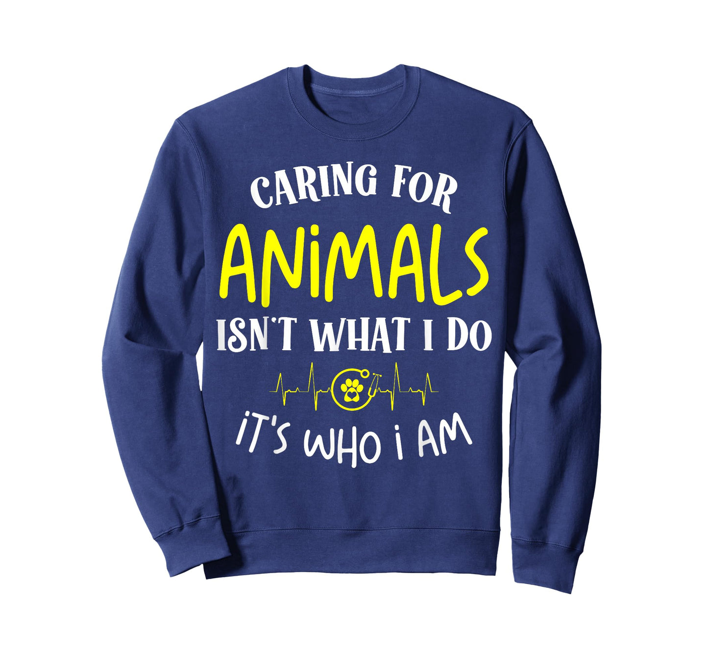 Caring for Animals Isn't what I do It's Who animal rescue T-Shirt