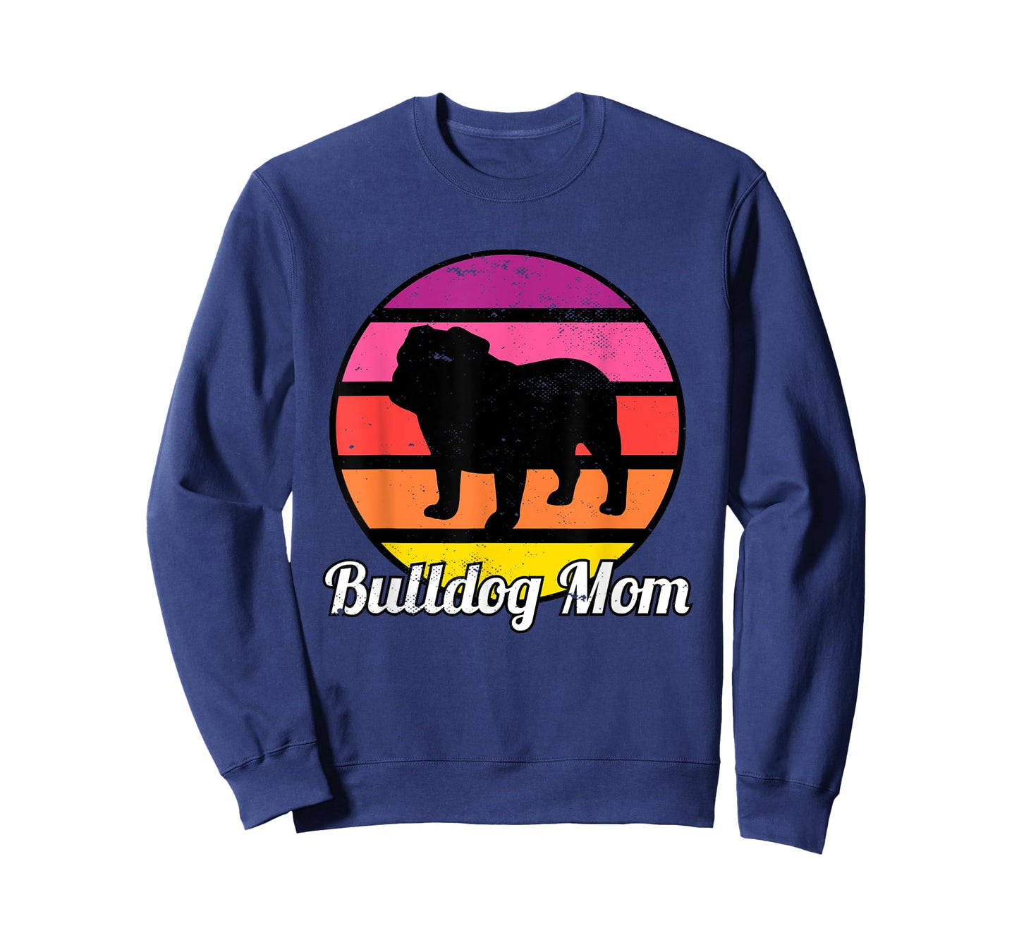 Bulldog Mom I Retro English Bulldog T-Shirt