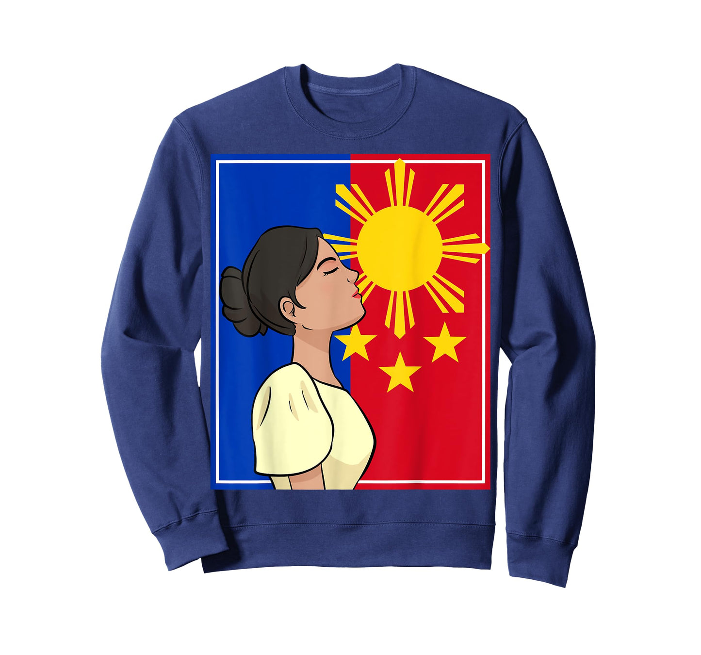Philippines Pinay Filipina Filipiniana Filipino Flag Woman T-Shirt