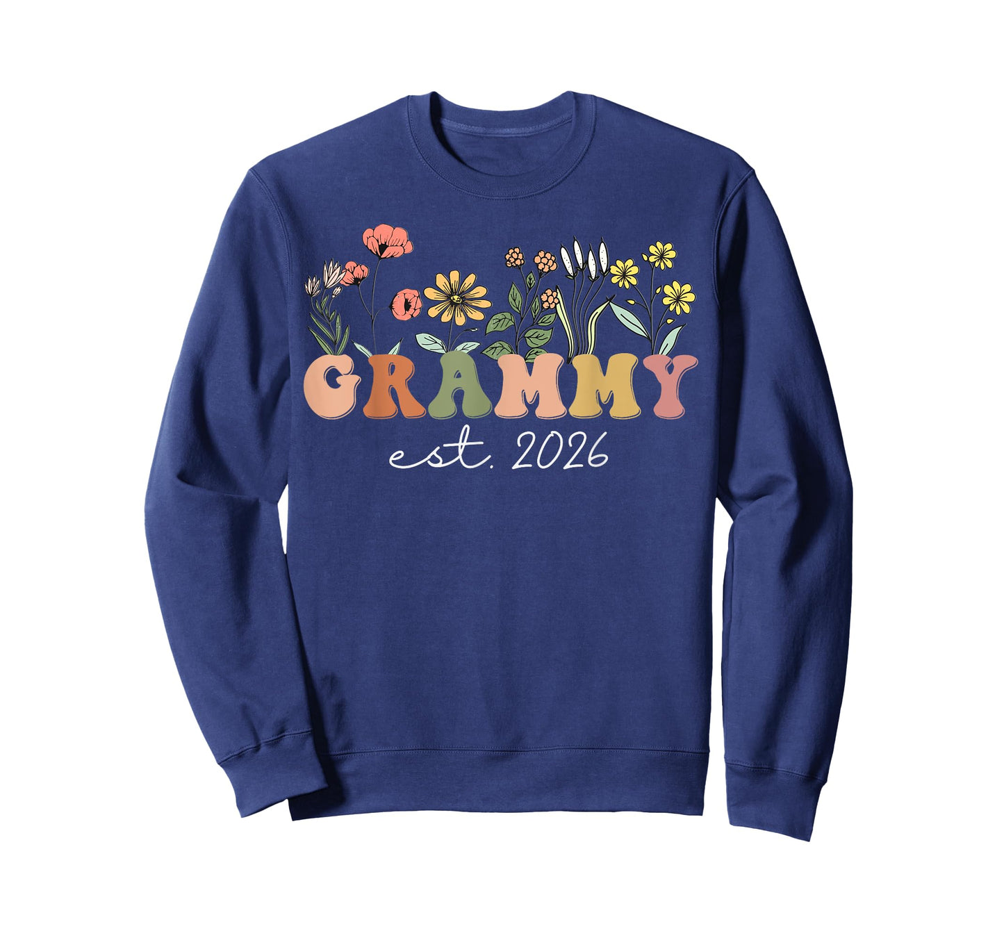 Retro Grammy Est 2026 Wildflowers Grammy To Be T-Shirt