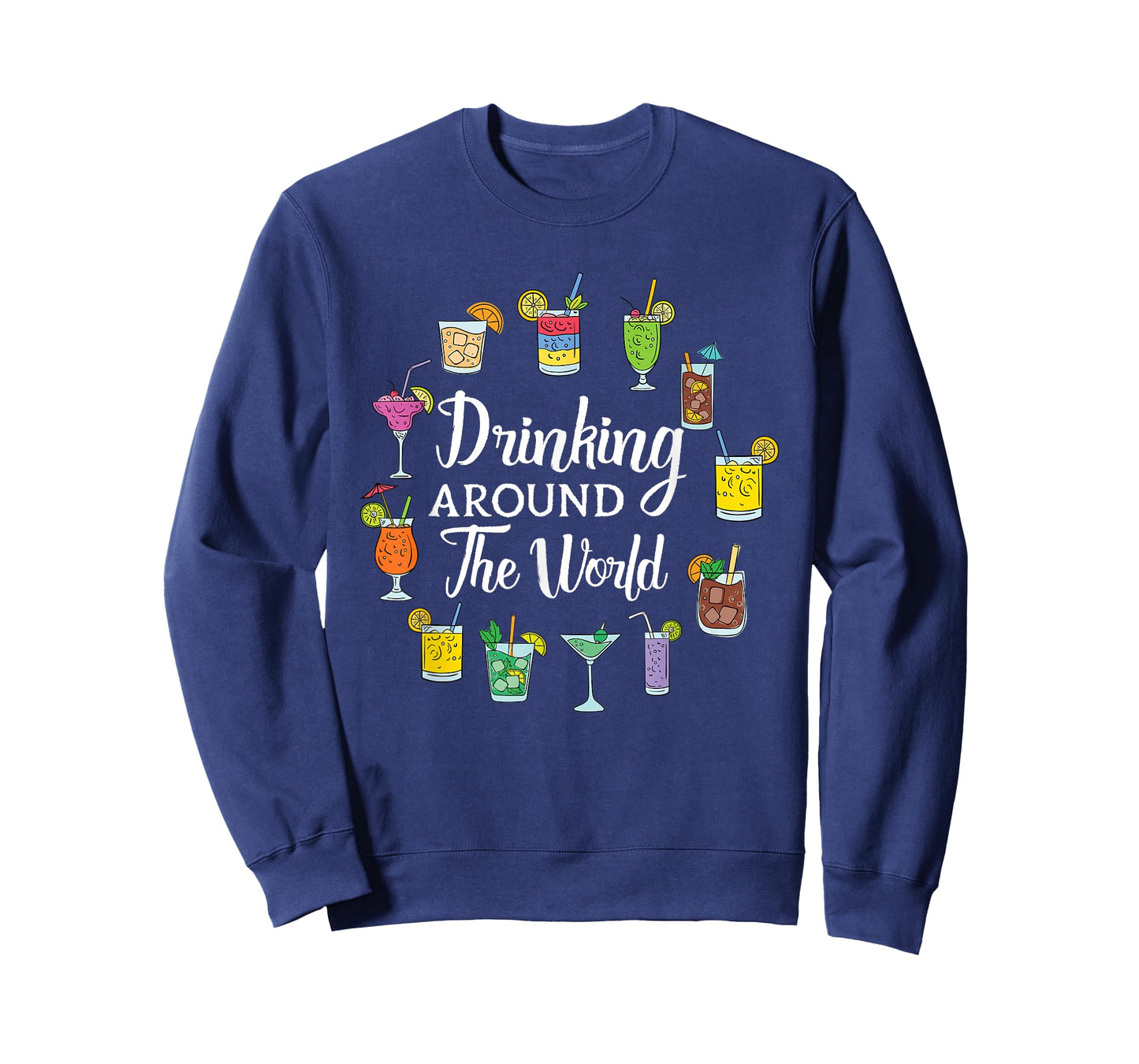 Drinking Around The World Vacation Drinking Showcase T-Shirt