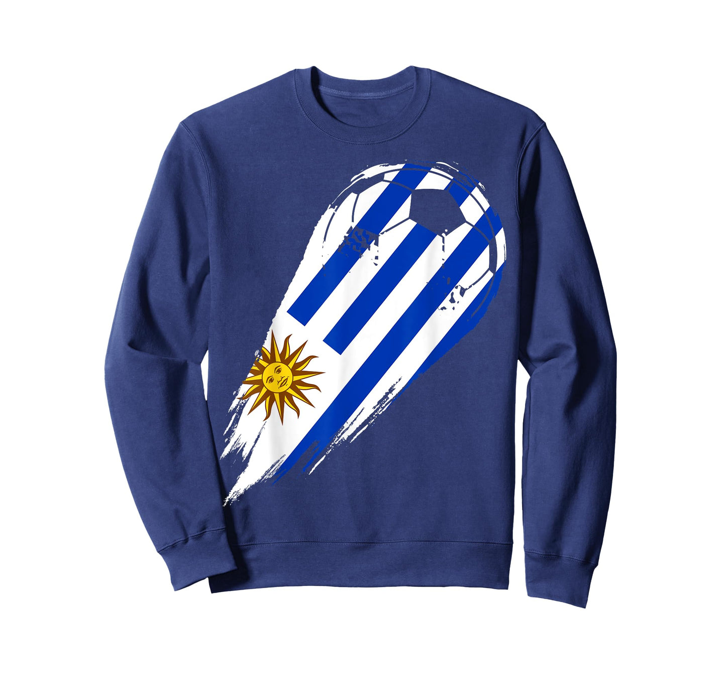 Soccer with flag of Patriotic Uruguay T-Shirt for Women Girls Kids Men