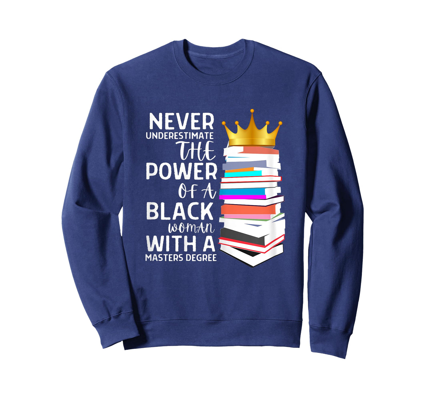 Womens Never Underestimate The Power Of A Black Woman With A Master T-Shirt