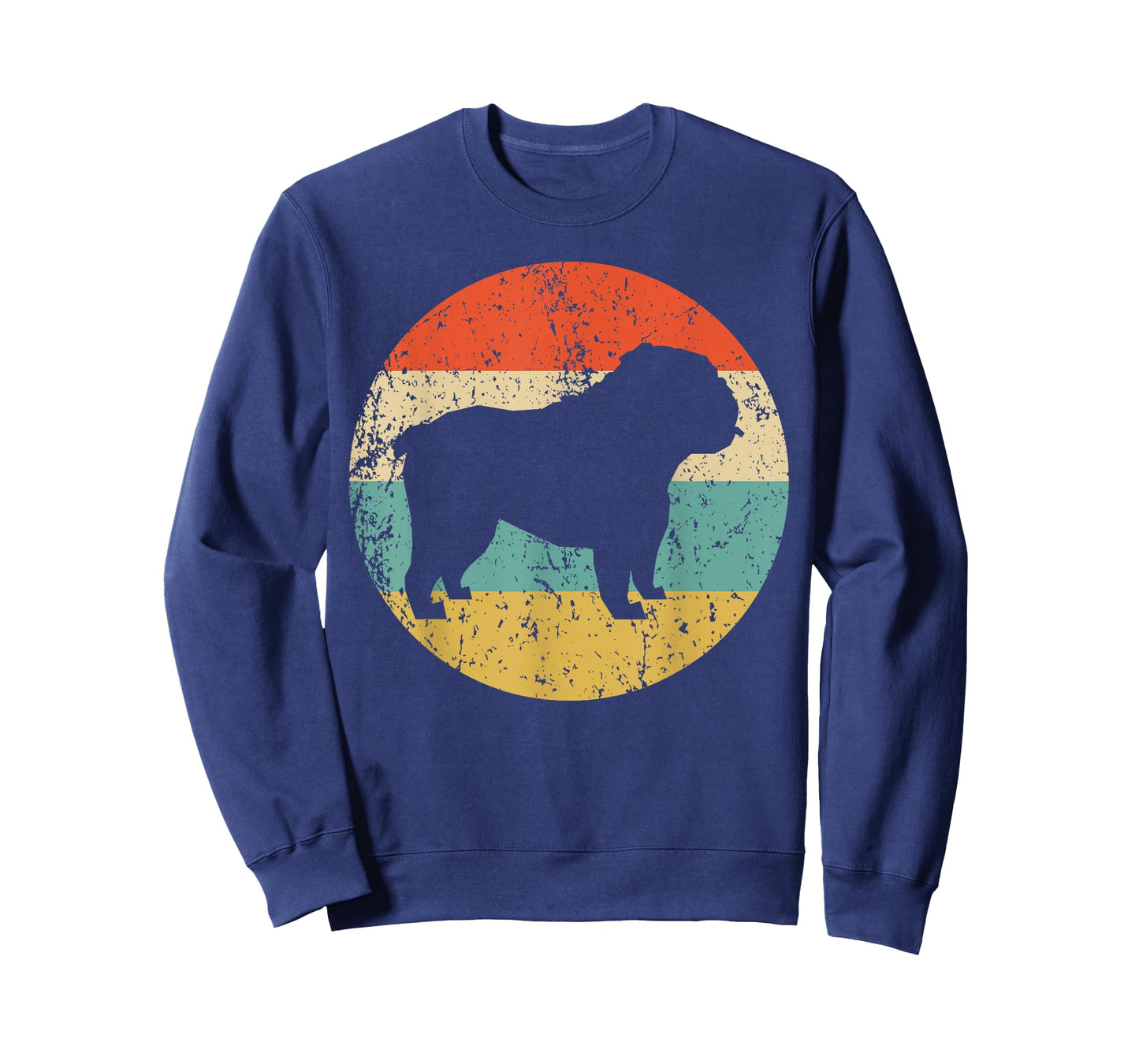English Bulldog Shirt - Retro English Bulldog Dog T-Shirt T-Shirt