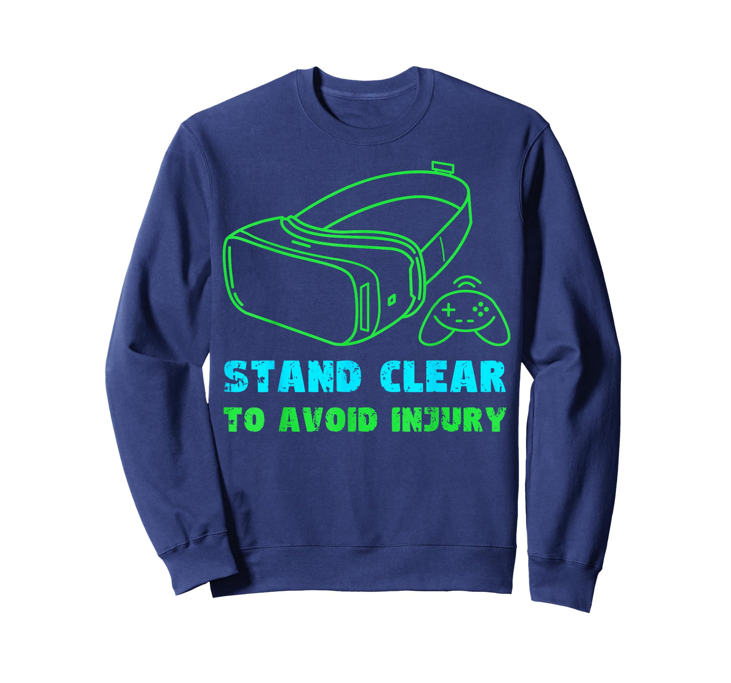 VR Gaming Virtual Reality Gamer Stand Clear To Avoid Injury T-Shirt