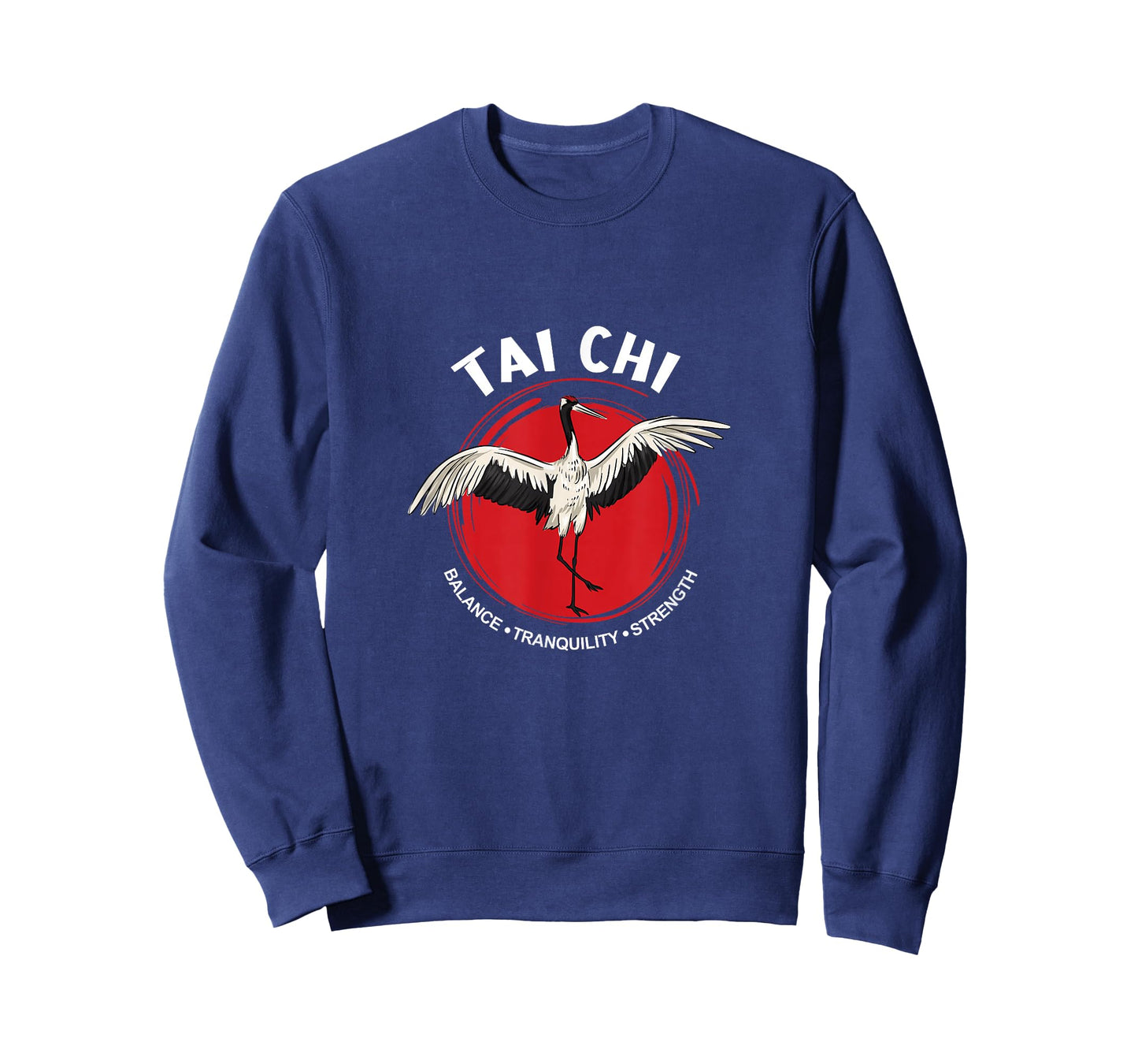 Tai Chi Crane Balance Tranquility Strength - Qigong Tai Chi T-Shirt