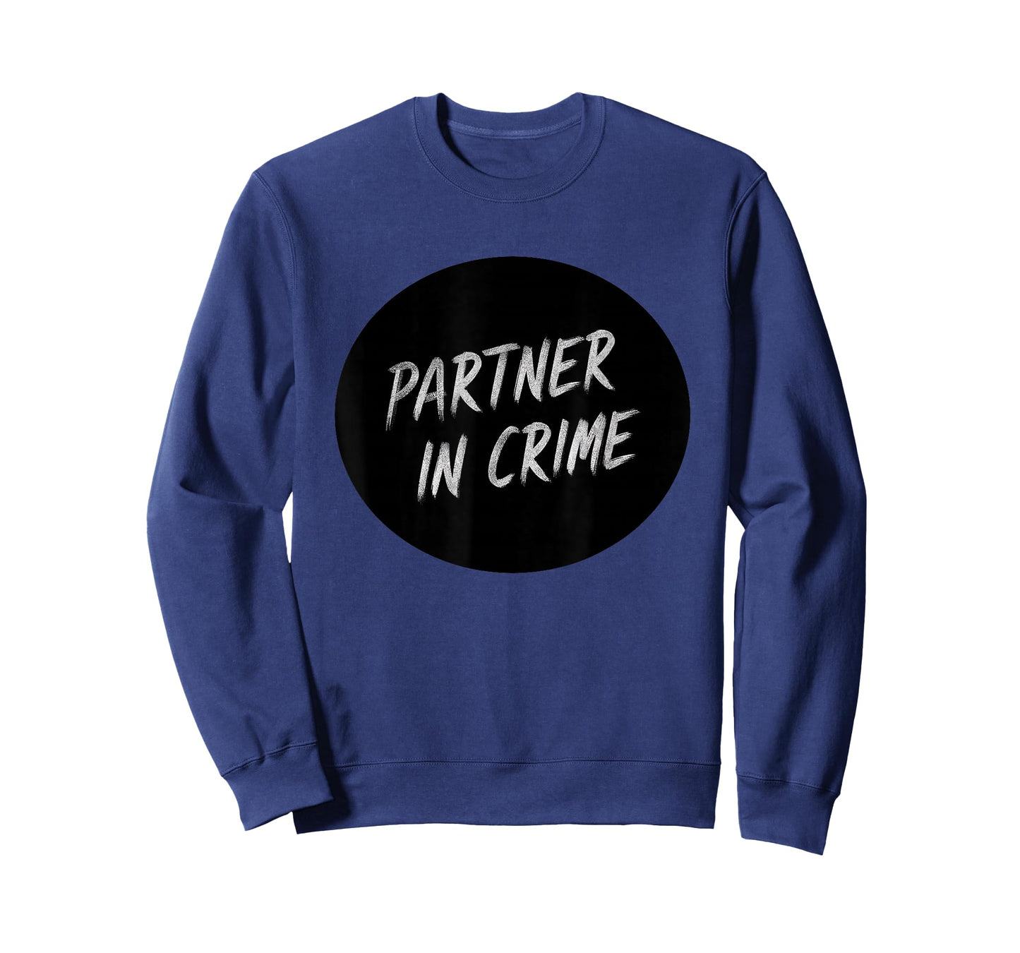Funny Partner in Crime Stamp Logo T-Shirt