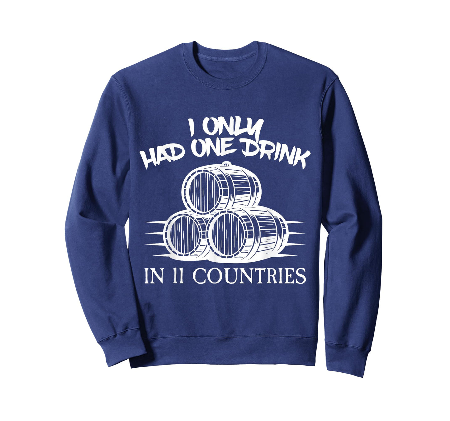 Drinking Around the World Adult Vacation Showcase 11 Country T-Shirt