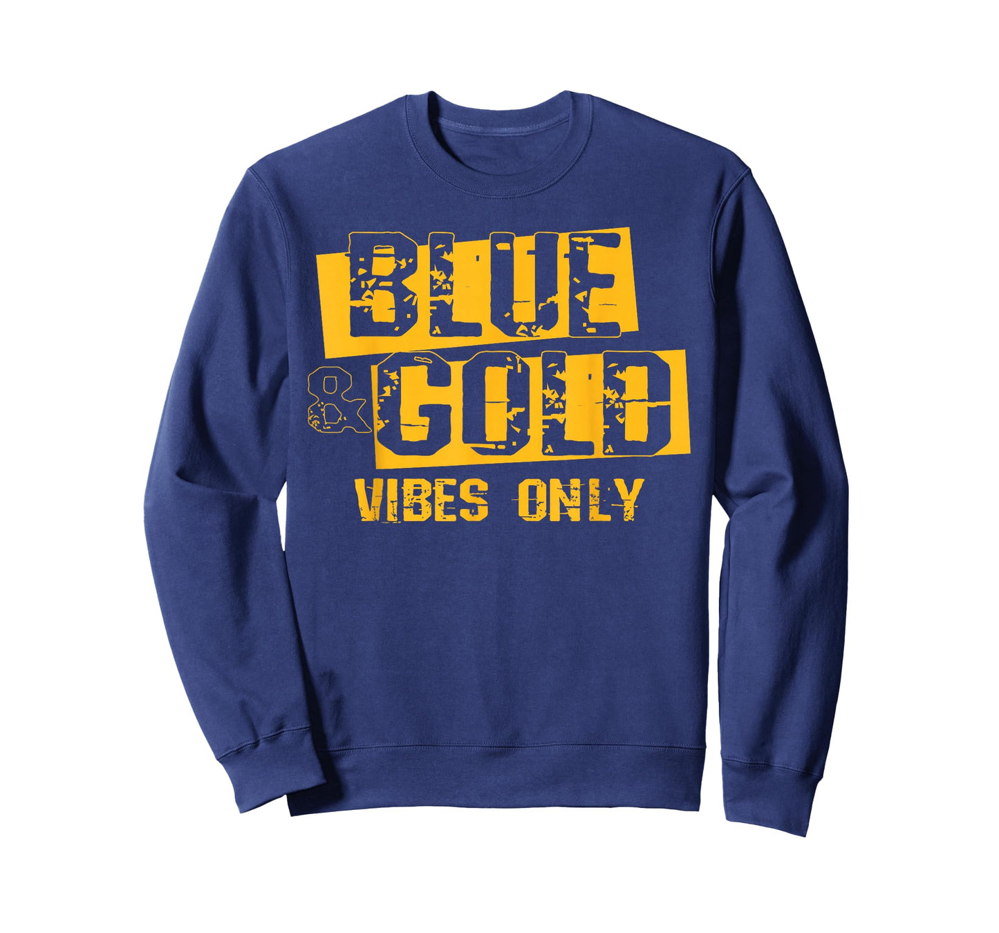 Blue and Gold Shirt Game Day Group Tee High School Football T-Shirt
