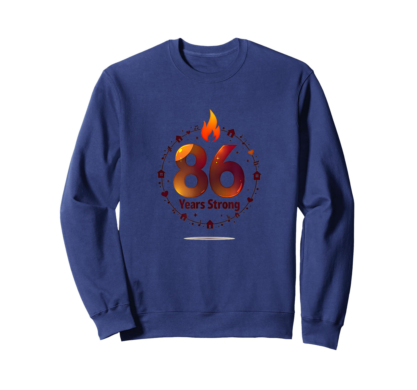 86 Years Strong Birthday Gift Celebration Milestone T-Shirt