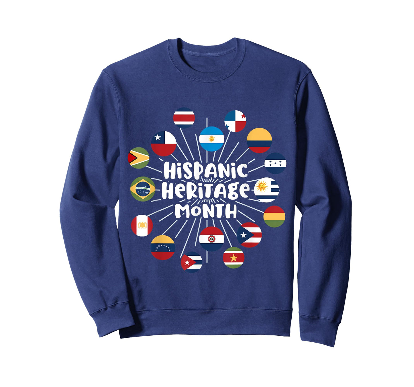 Hispanic Heritage Month Shirt All Countries Flag Inspiration T-Shirt
