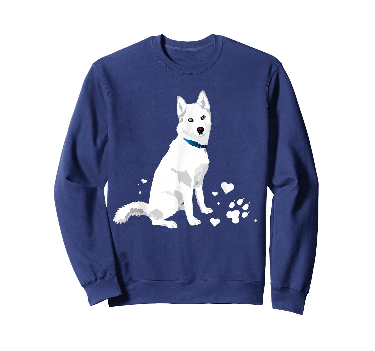 Cute White Siberian Husky - Sweet White Snow Dog T-Shirt