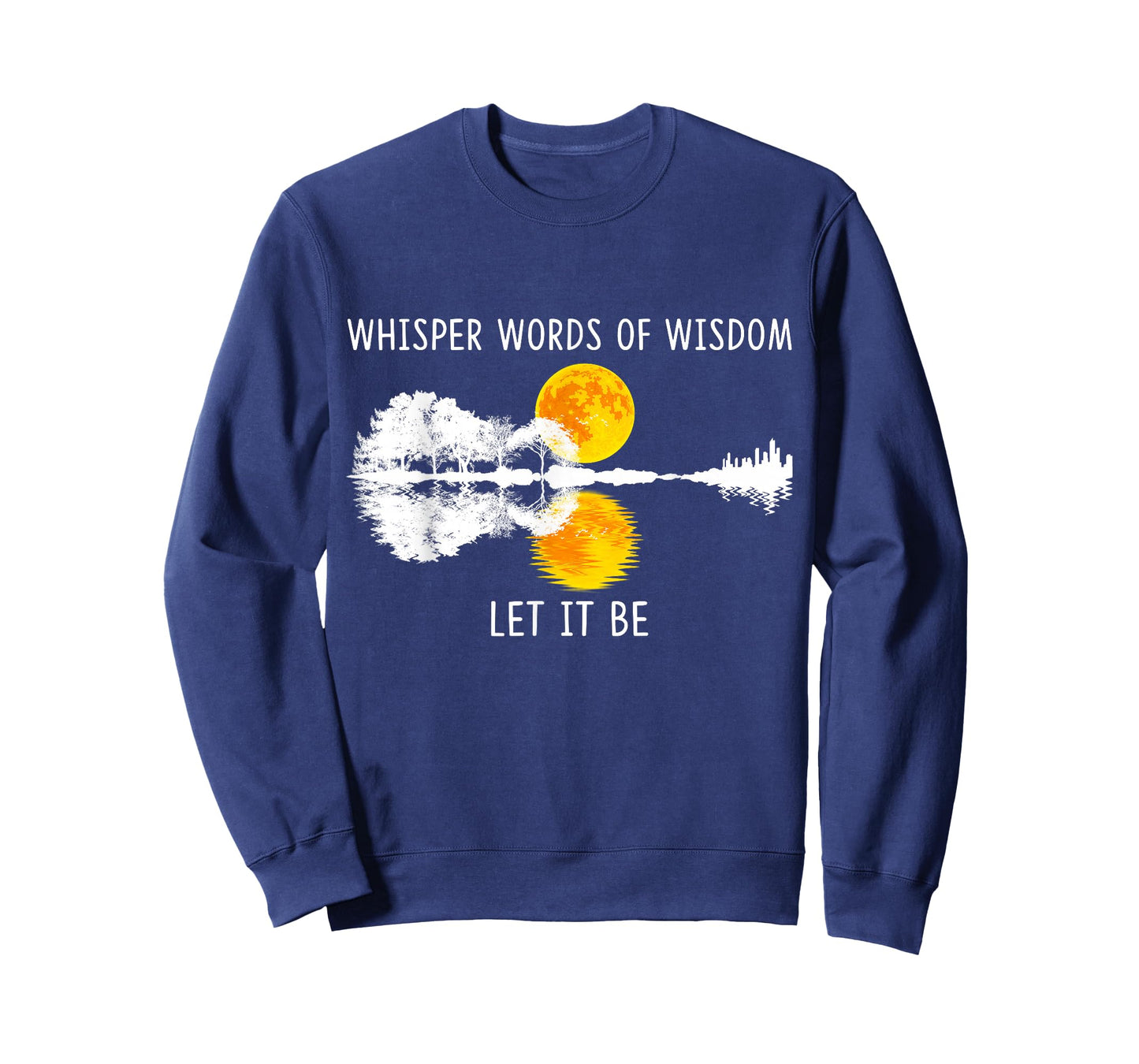 Whisper Words Of Wisdom Let-It Be Tshirt Guitar Lake Shadow T-Shirt