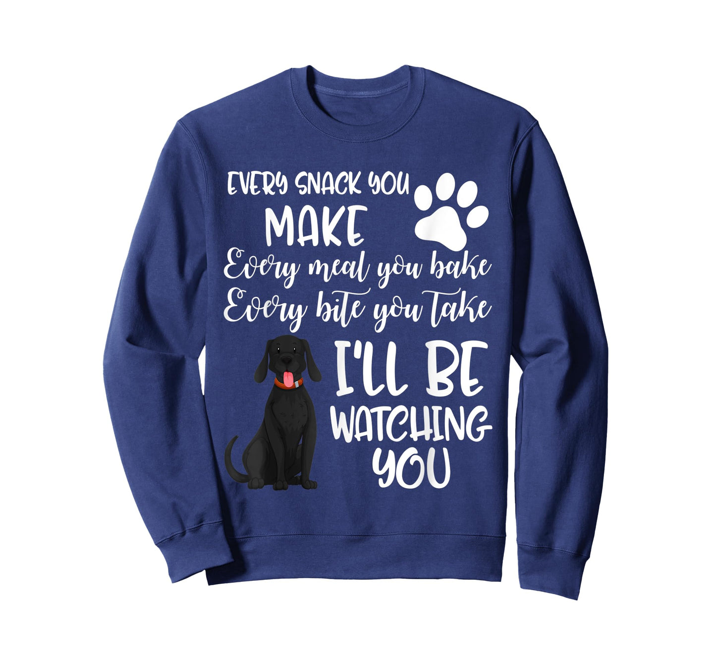 Dog Groomer Every Snack Meal Bake Labrador Black Lab Pet Mom Men Women Kids T-Shirt