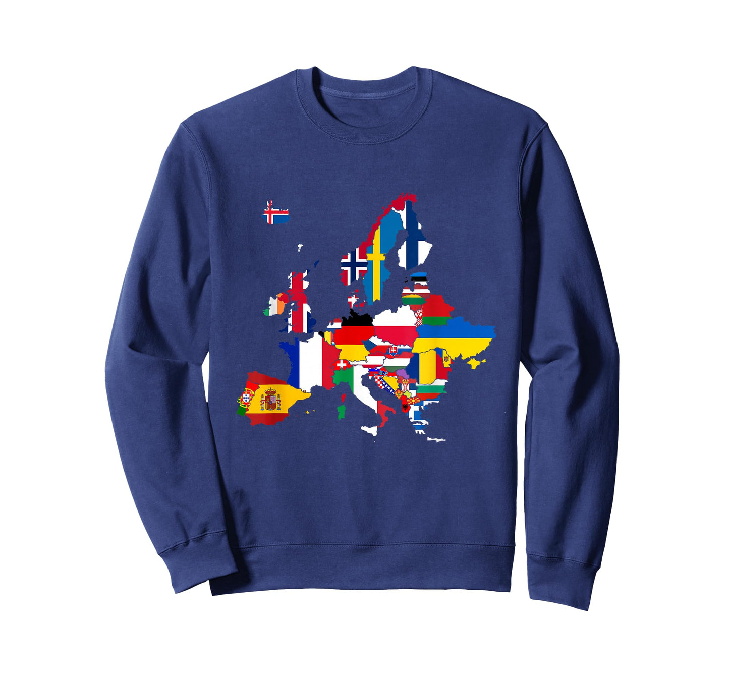 Europe,European flags,Flags of Europe,Europe map. T-Shirt