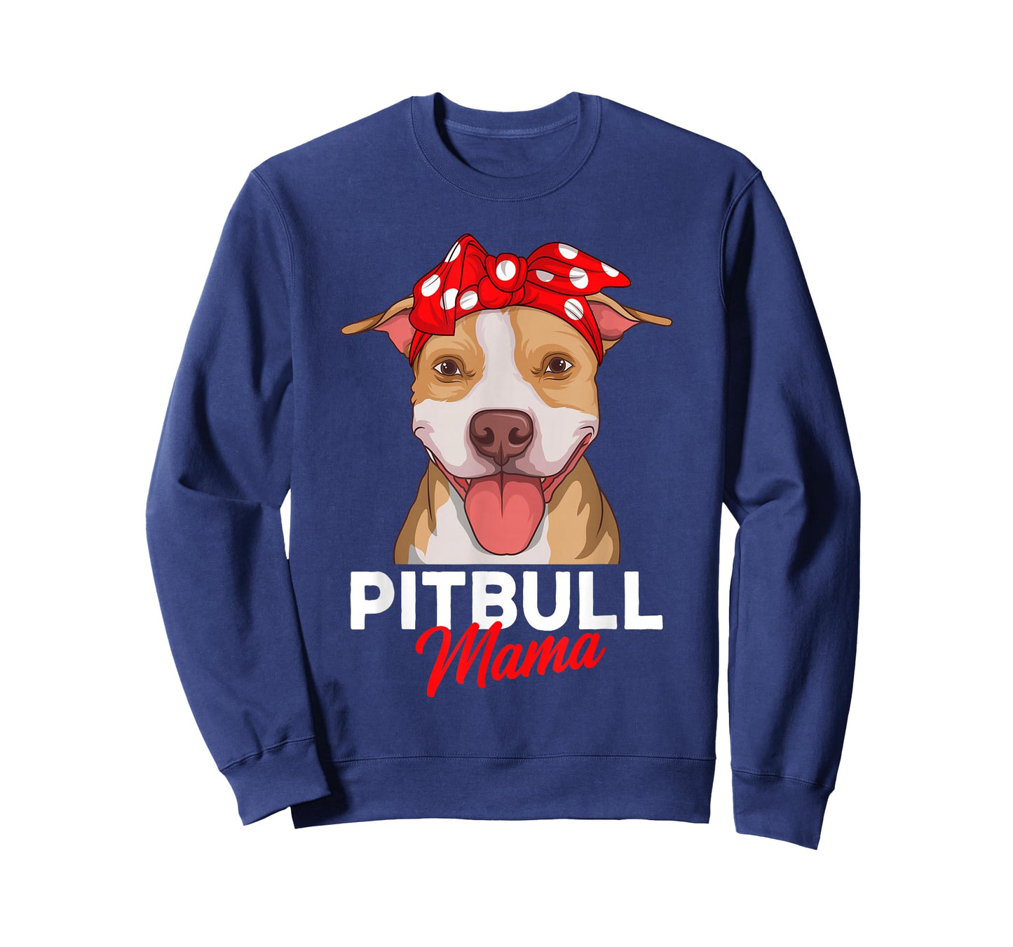 Pittie Mama Pitbull Dog Mom Funny T-Shirt Small