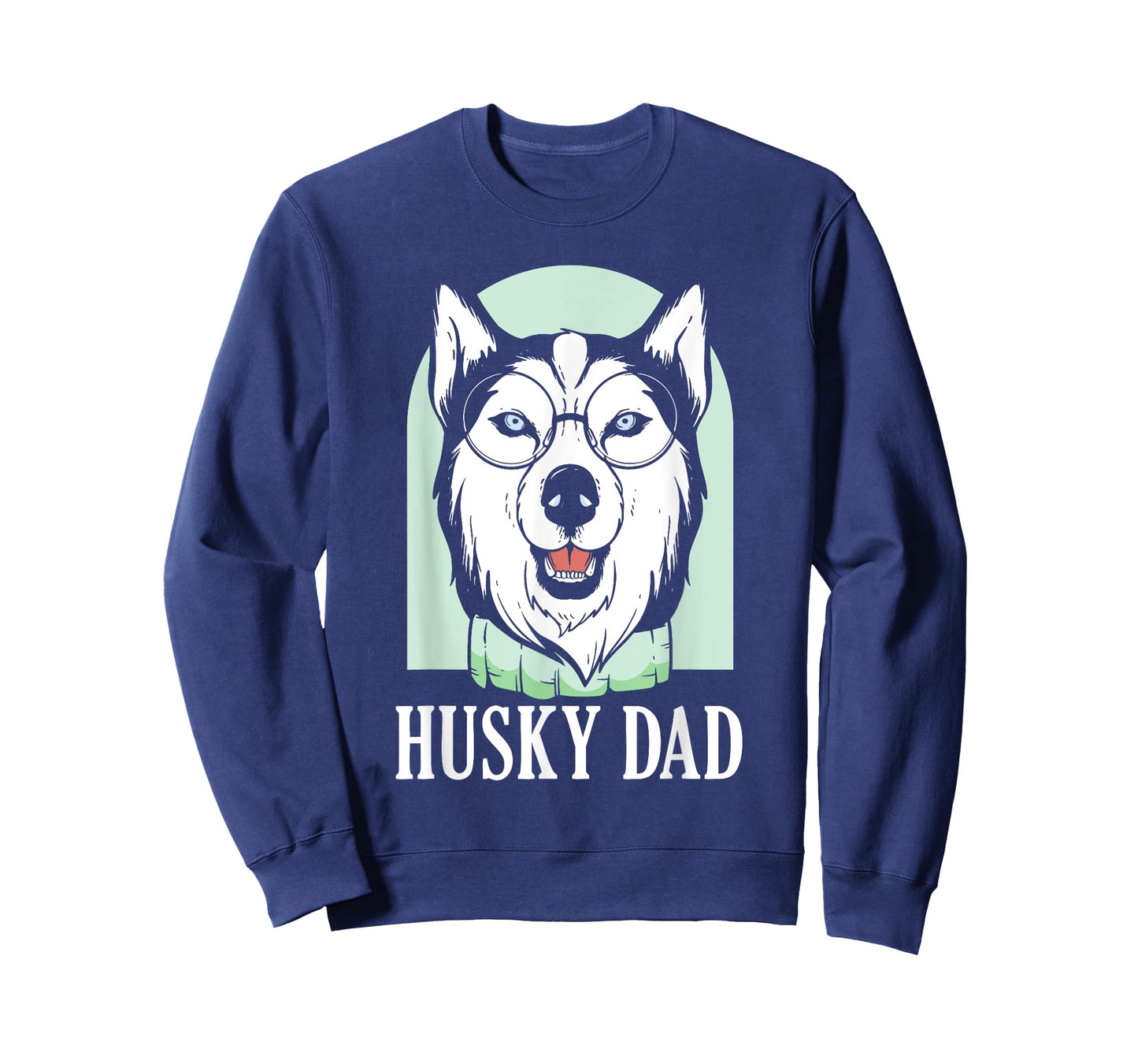 Husky Dad Huskies Lover Owner Dog Husky Father Daddy Papa T-Shirt