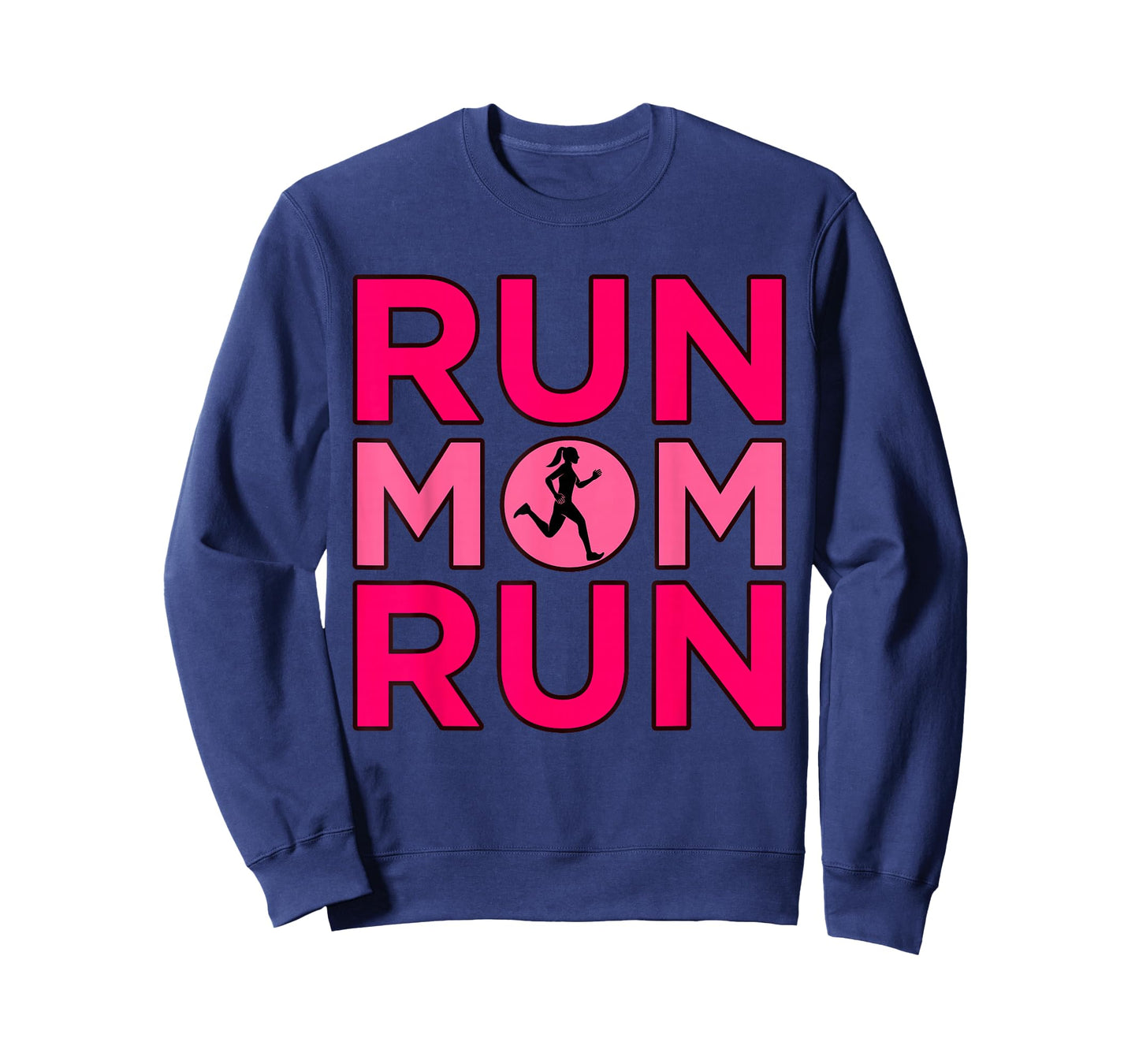 Run Mom Run Half Marathon Runner Running Lover Graphic T-Shirt