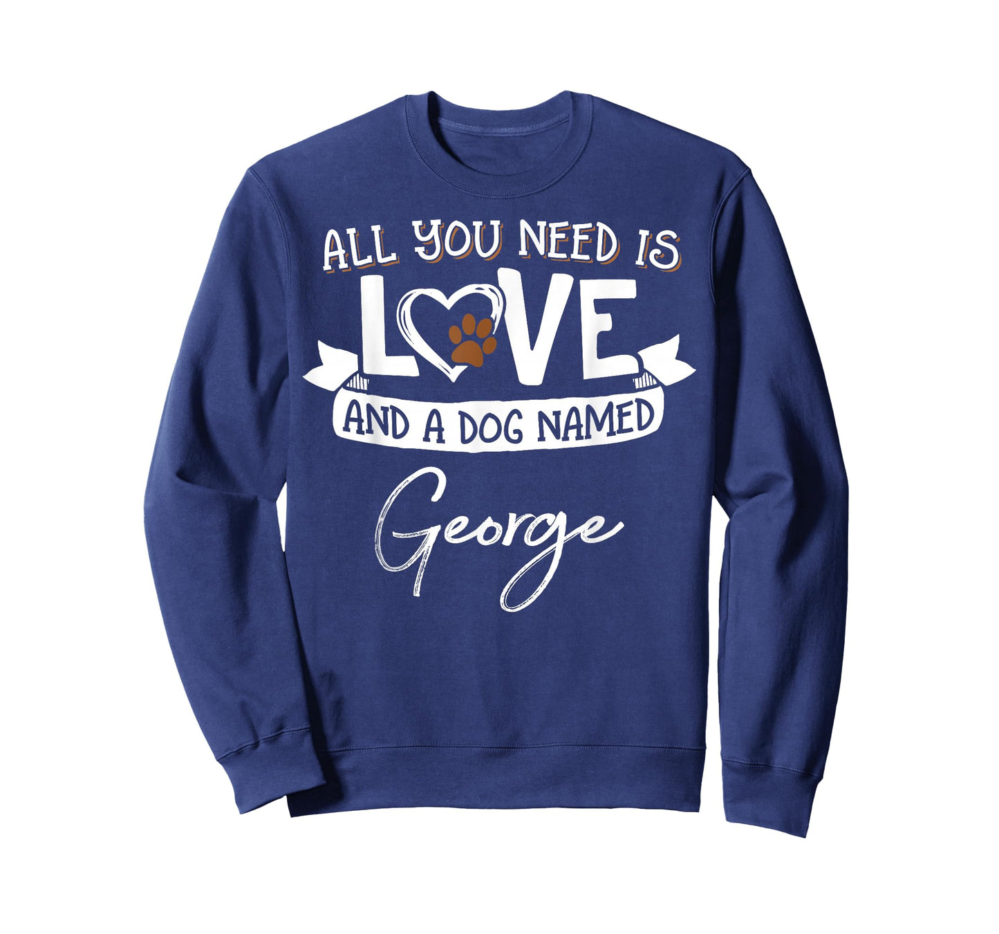 Cute Dog Named George Shirt for Women and Men T-Shirt