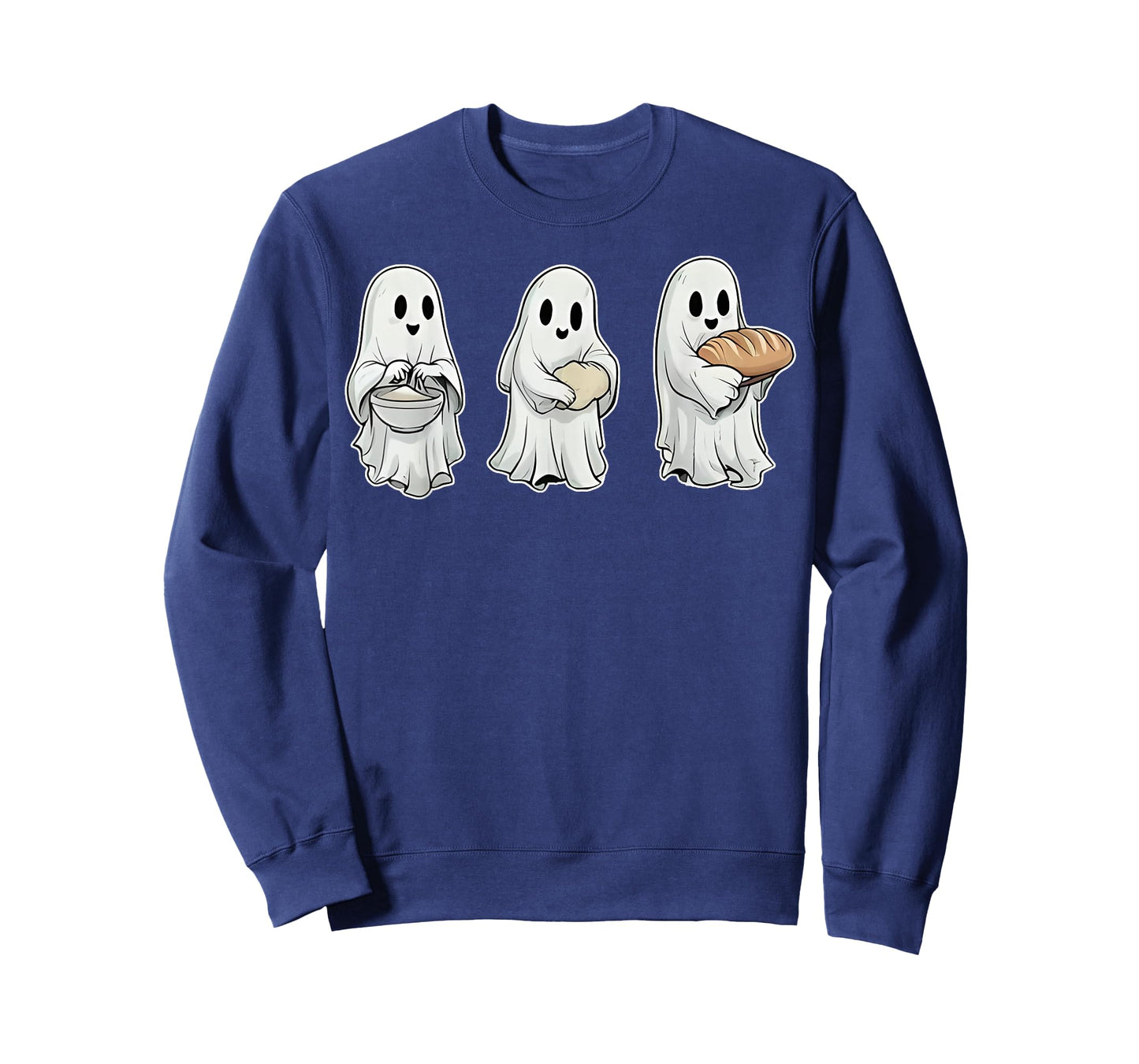 Sourdough Bread Halloween Cute Ghost Homemaker Baking Baker T-Shirt
