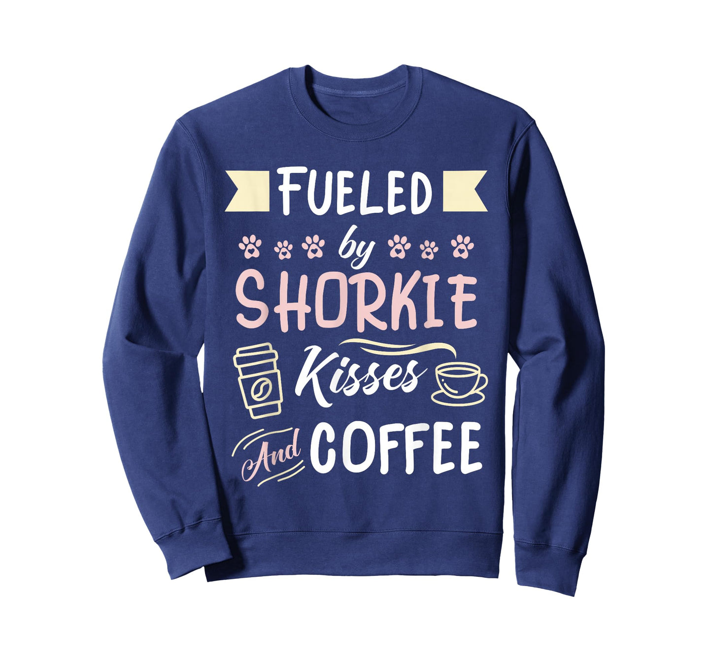 Shorkie Mom Coffee Lover Dog Pet Owner T-Shirt