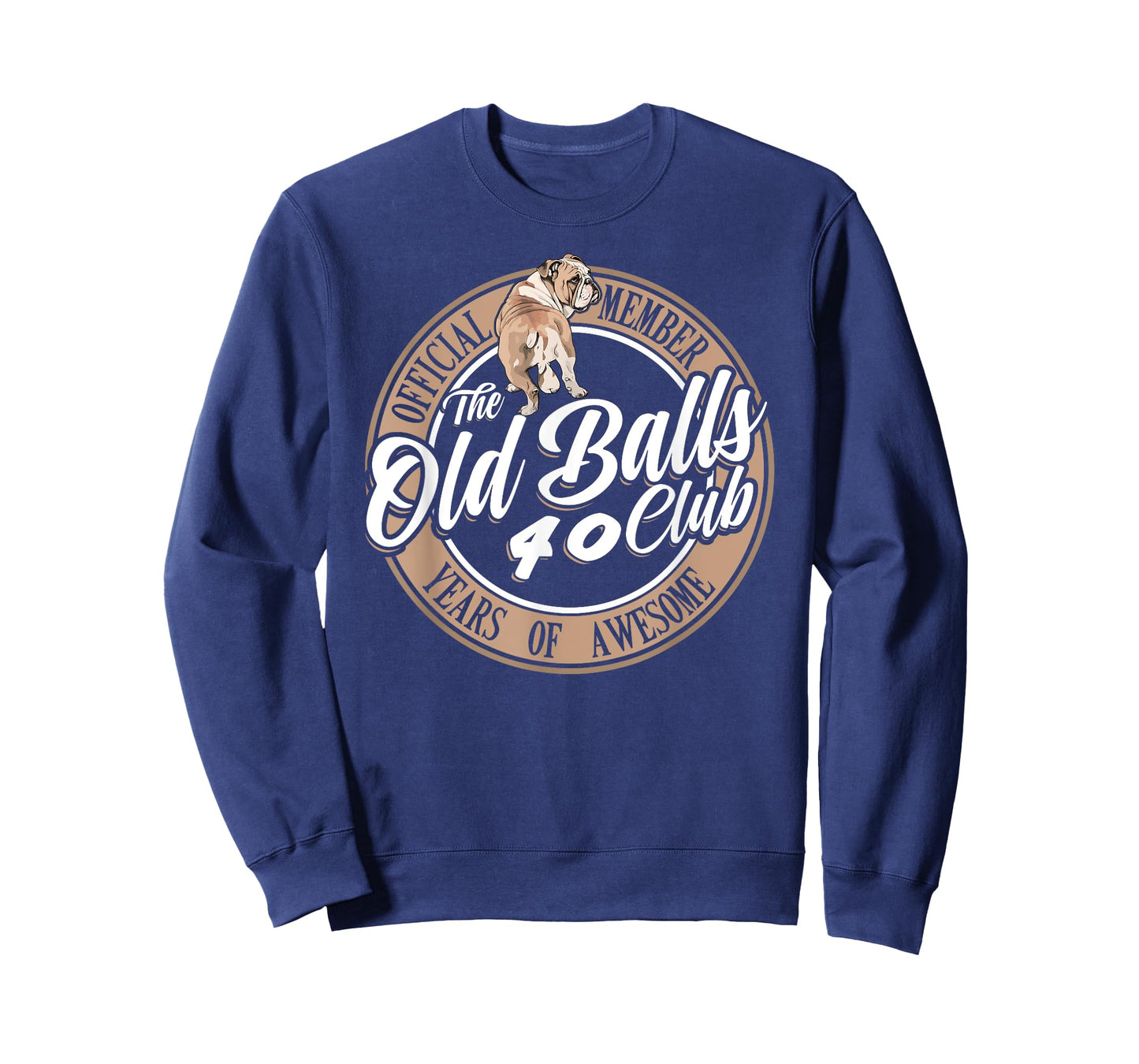 Old Balls Club 40 Years of Awesome Funny 40th Birthday Gag T-Shirt