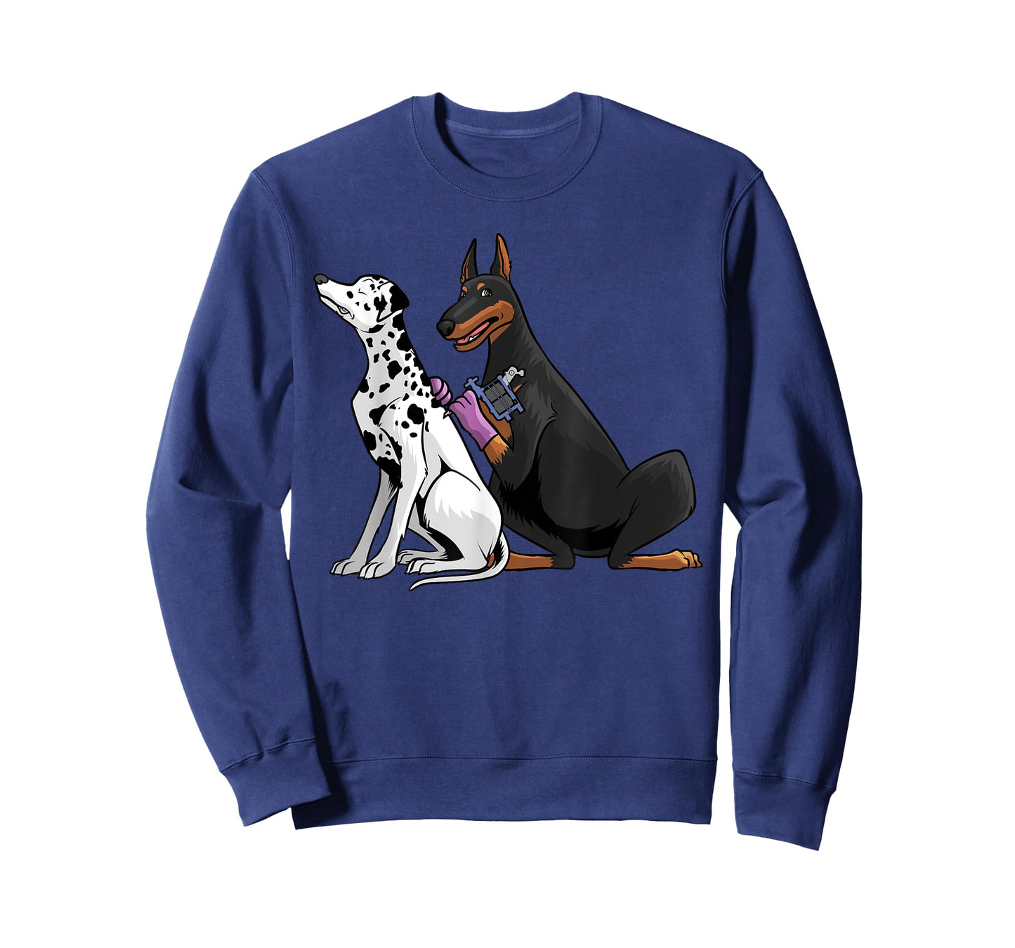 Cool Tattoo Artist For Men Women Kids Dalmatian Doberman Dog T-Shirt