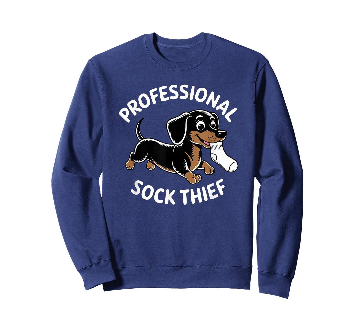 Dachshund Sock Thief Humor Dog Lover T-Shirt