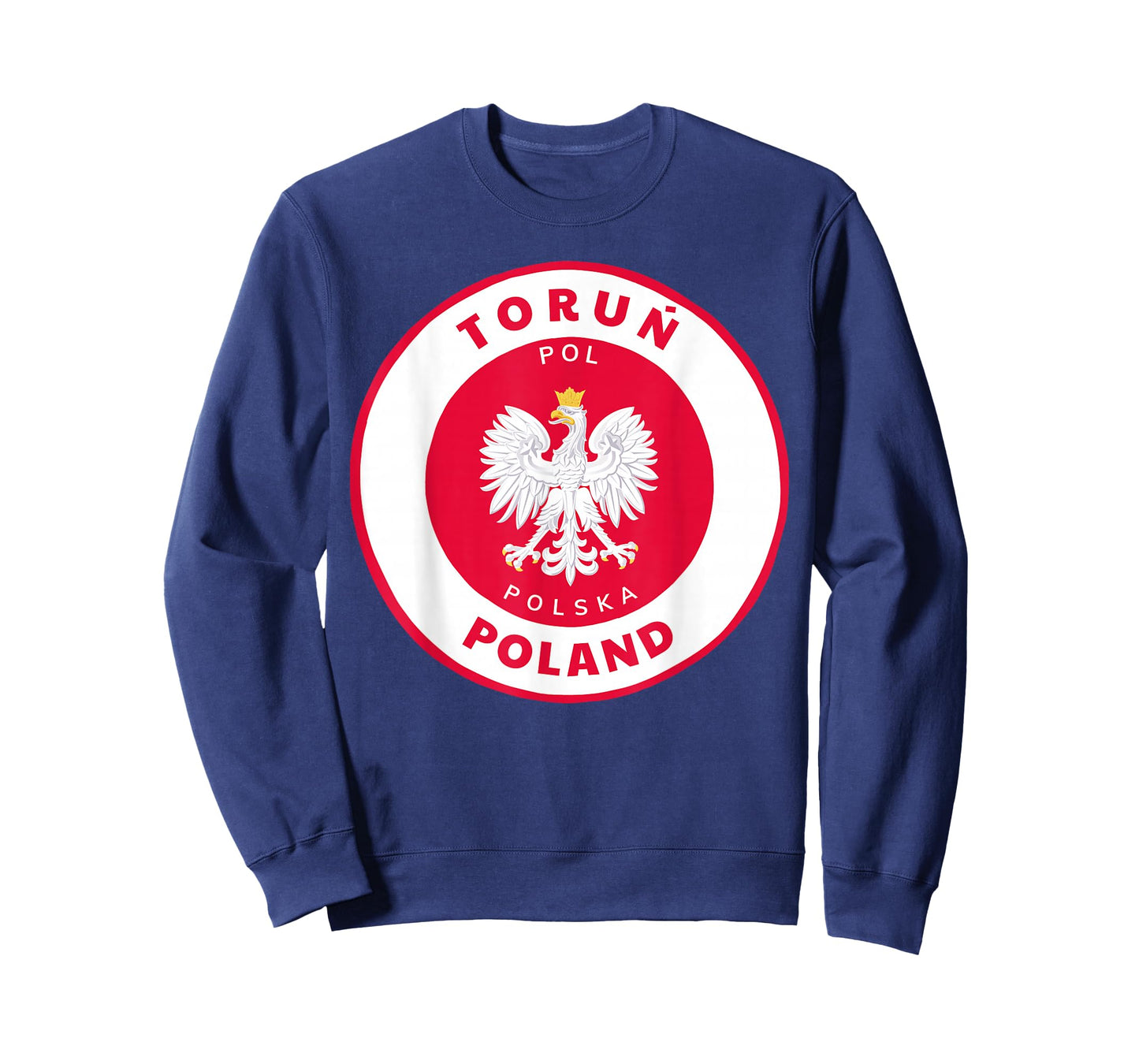 Torun Poland PL Polish Heritage & Pride Flag Badge T-Shirt