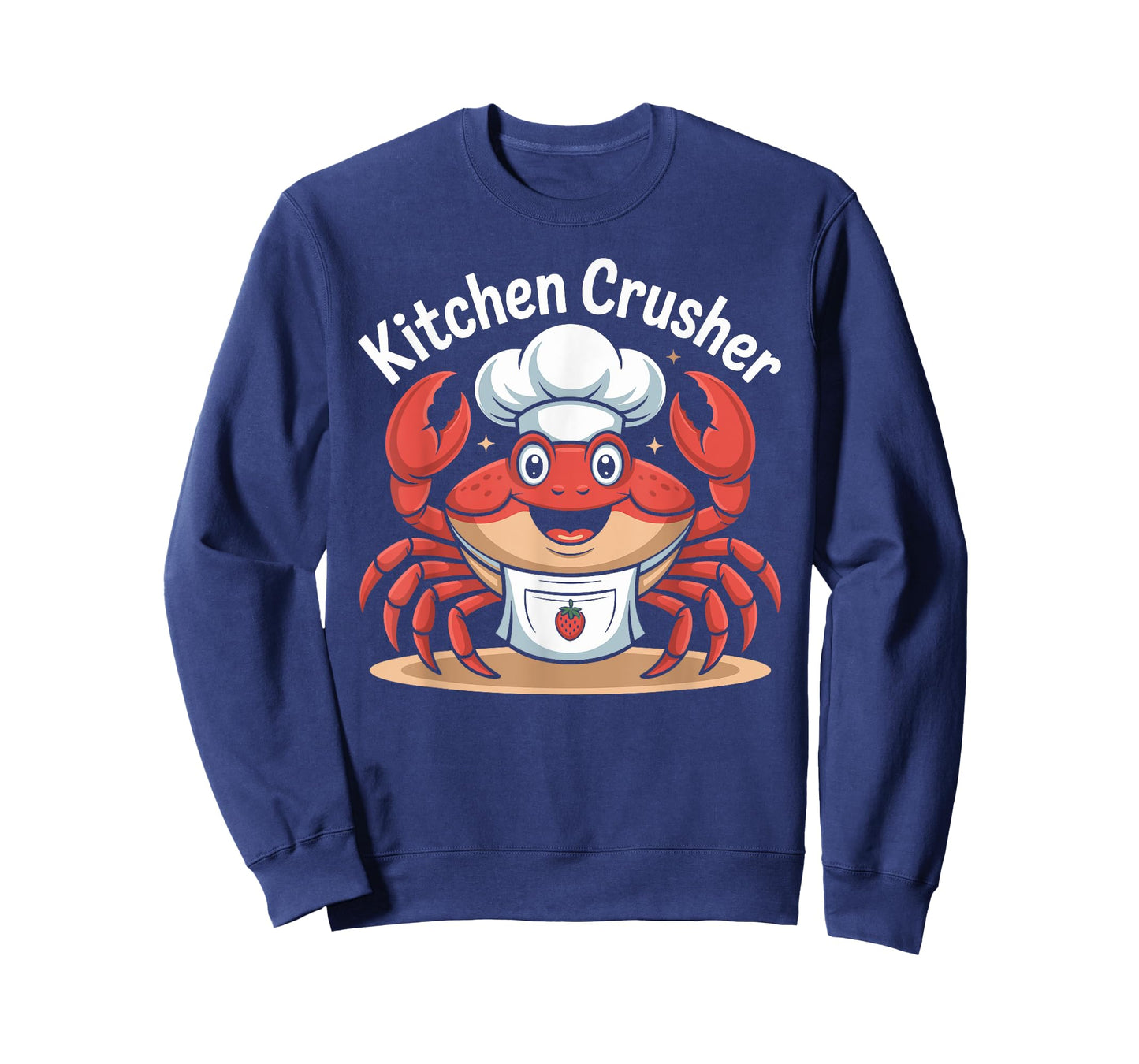 Kitchen Crusher Chef Job Enthusiast Crab Fun T-Shirt