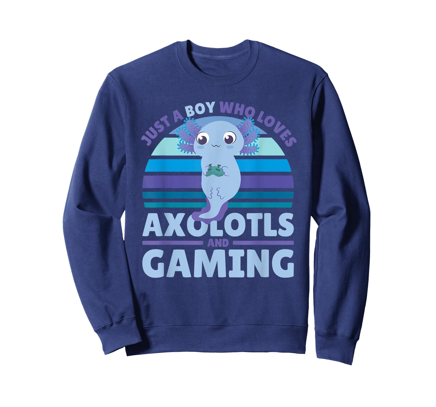 Just A Boy Who Loves Axolotls And Gaming T-Shirt