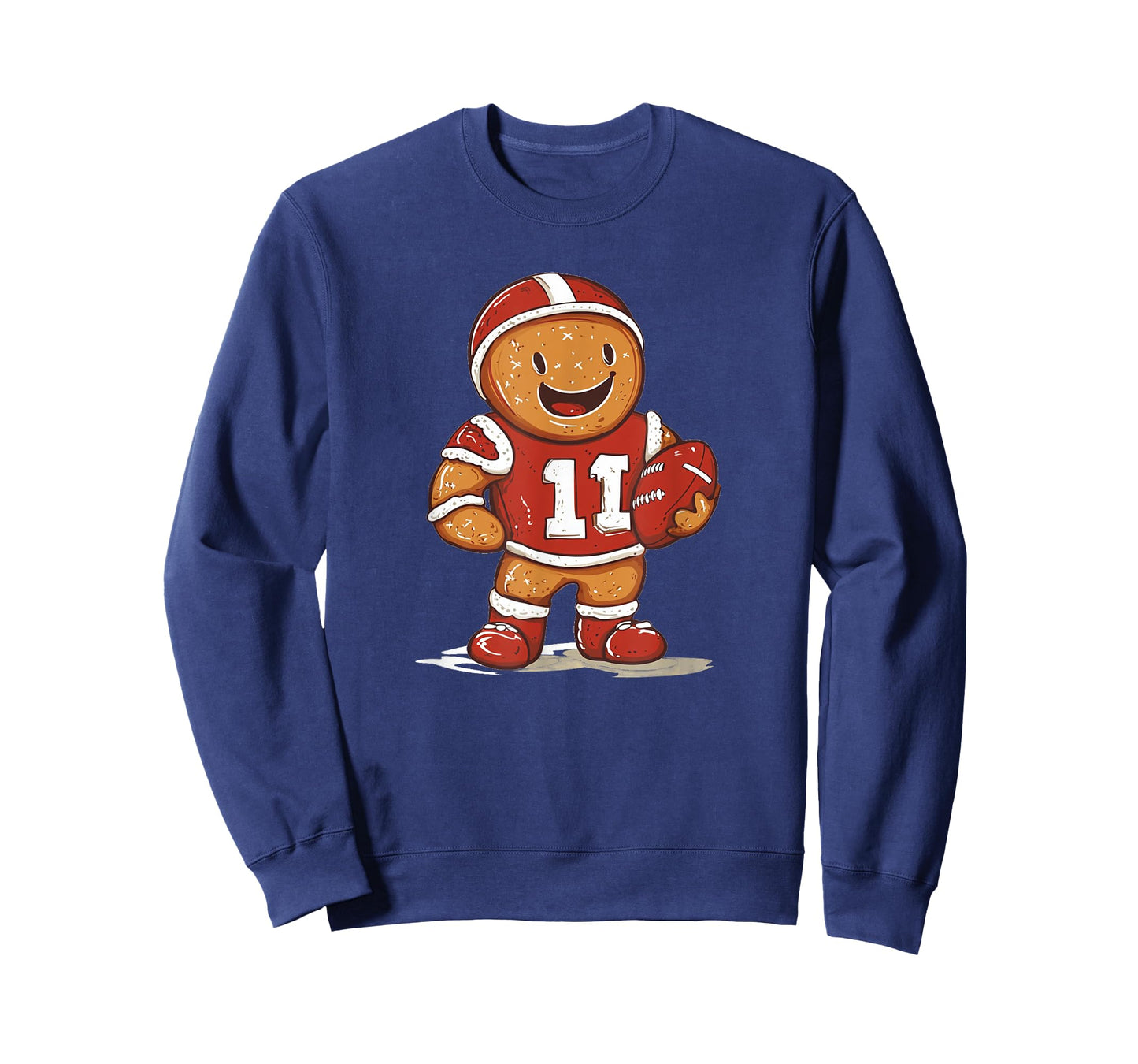 Touchdown Goals with This Gingerbread Man Football Player T-Shirt