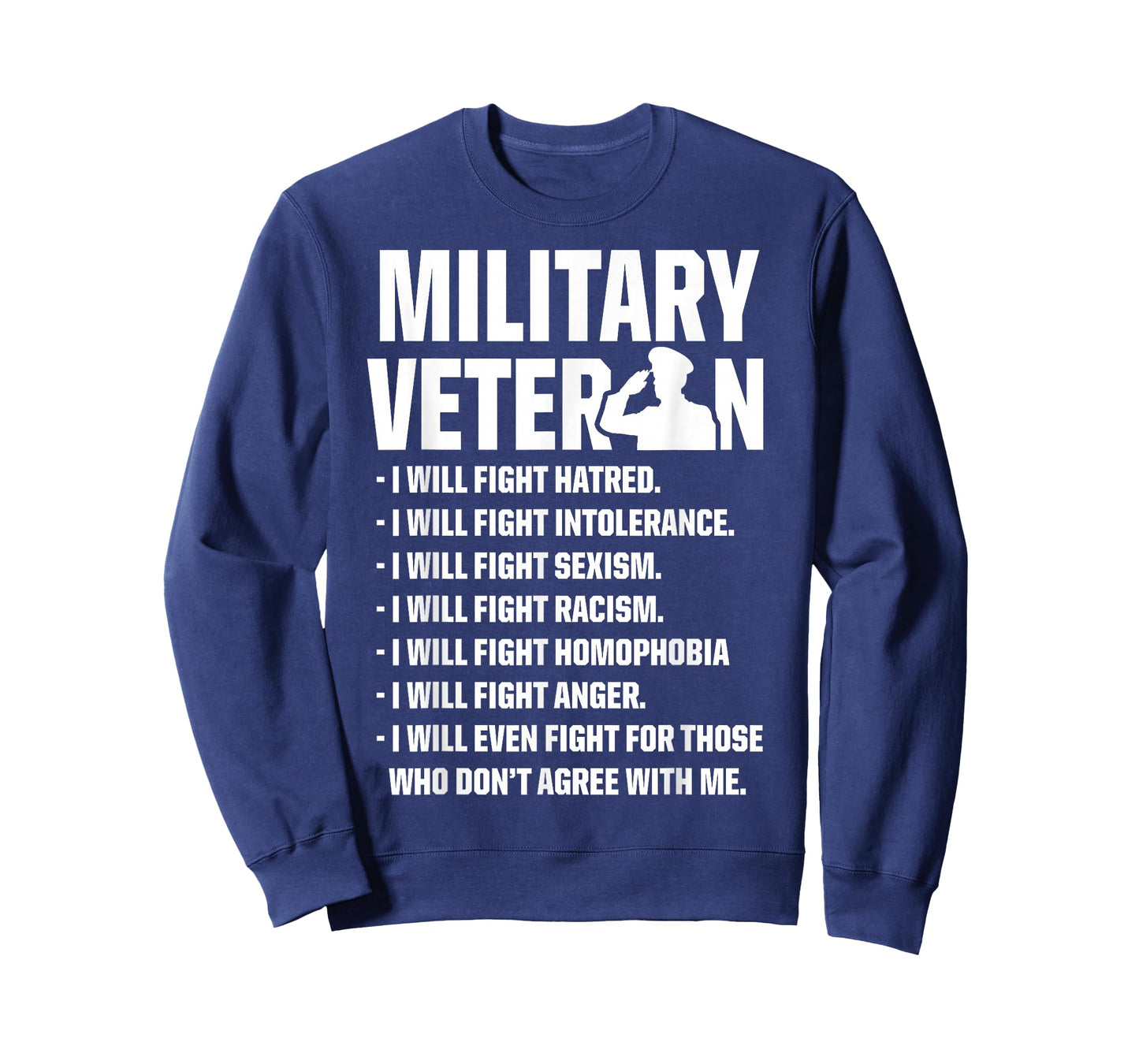 Military Veterans Against Trump 2020 Fight USA Election T-Shirt