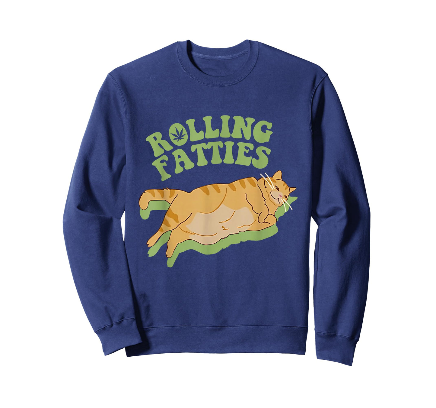 Vintage Rolling Fatties Cat Retro Kitty Kitten Meow MenWomen T-Shirt
