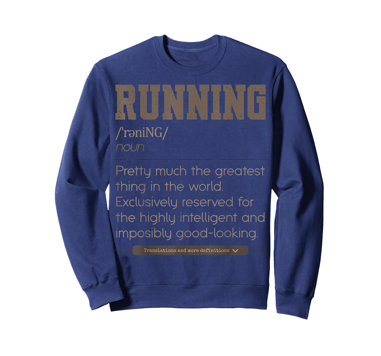 Running Definition Marathon Runner Cross Country Runner T-Shirt