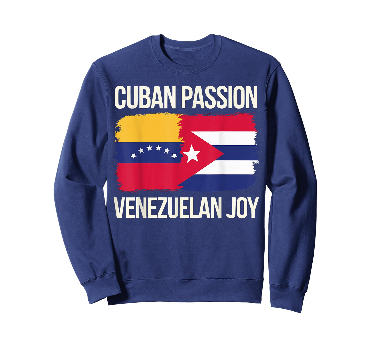 Half Venezuelan Half Cuban Cuba Flag Country Venezuela T-Shirt